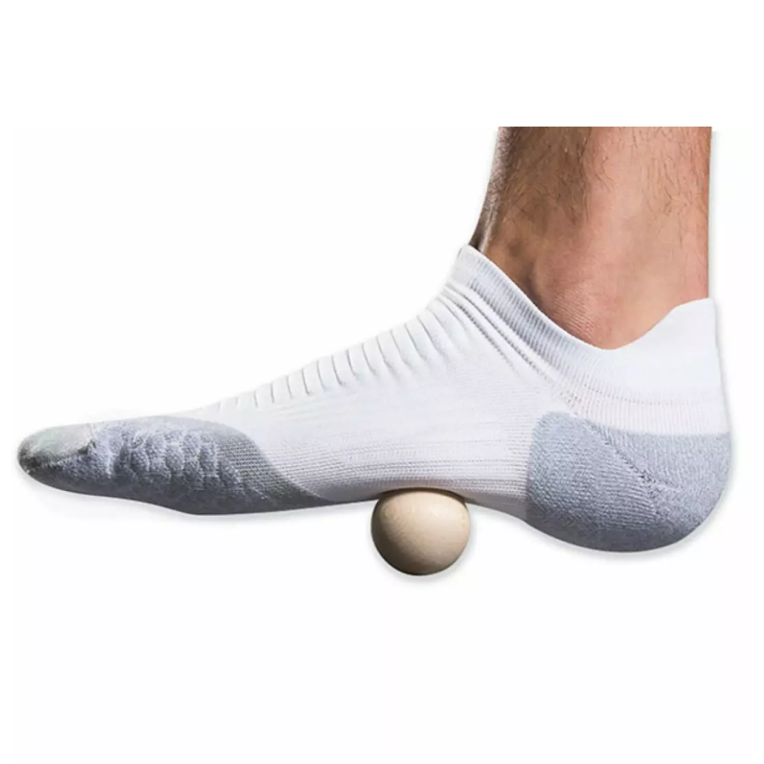 Pro Tec Plantar Fasciitis Massage Ball for Foot Pain Relief - Plantar Fasciitis & Heel Pain Therapy - Portable Foot Massager for Home, Office & Travel Use
