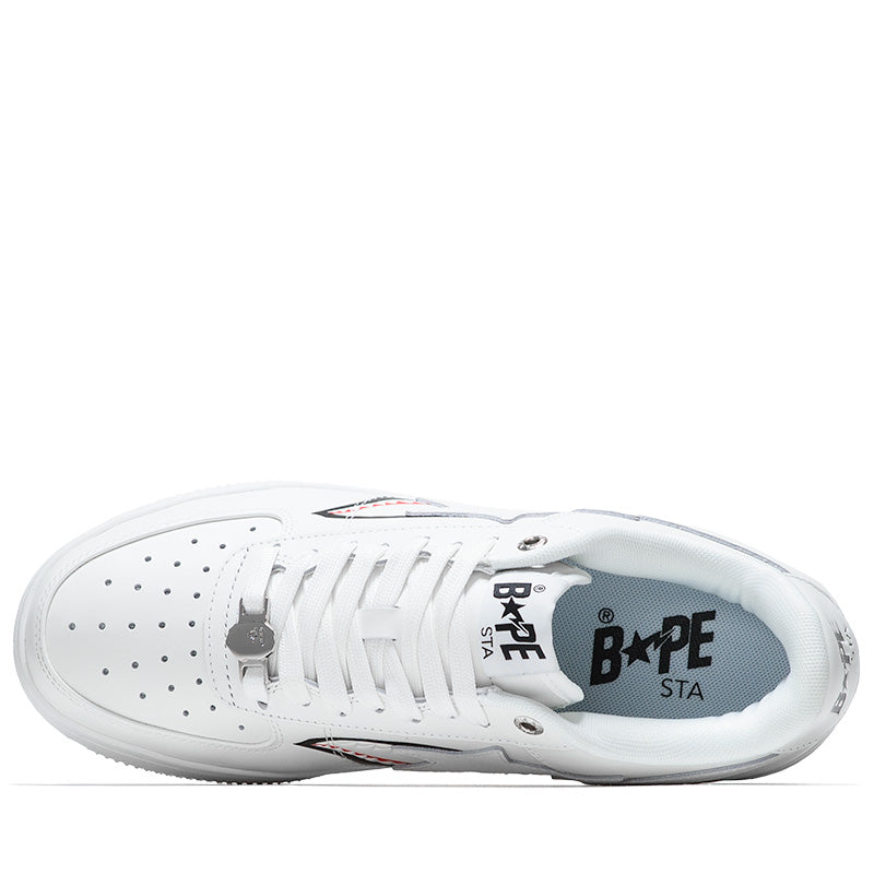 Original BAPE Shark Bape Sta M2 Sneakers in White - Stylish Streetwear for Men & Women | Perfect for Casual Outfits & Urban Fashion