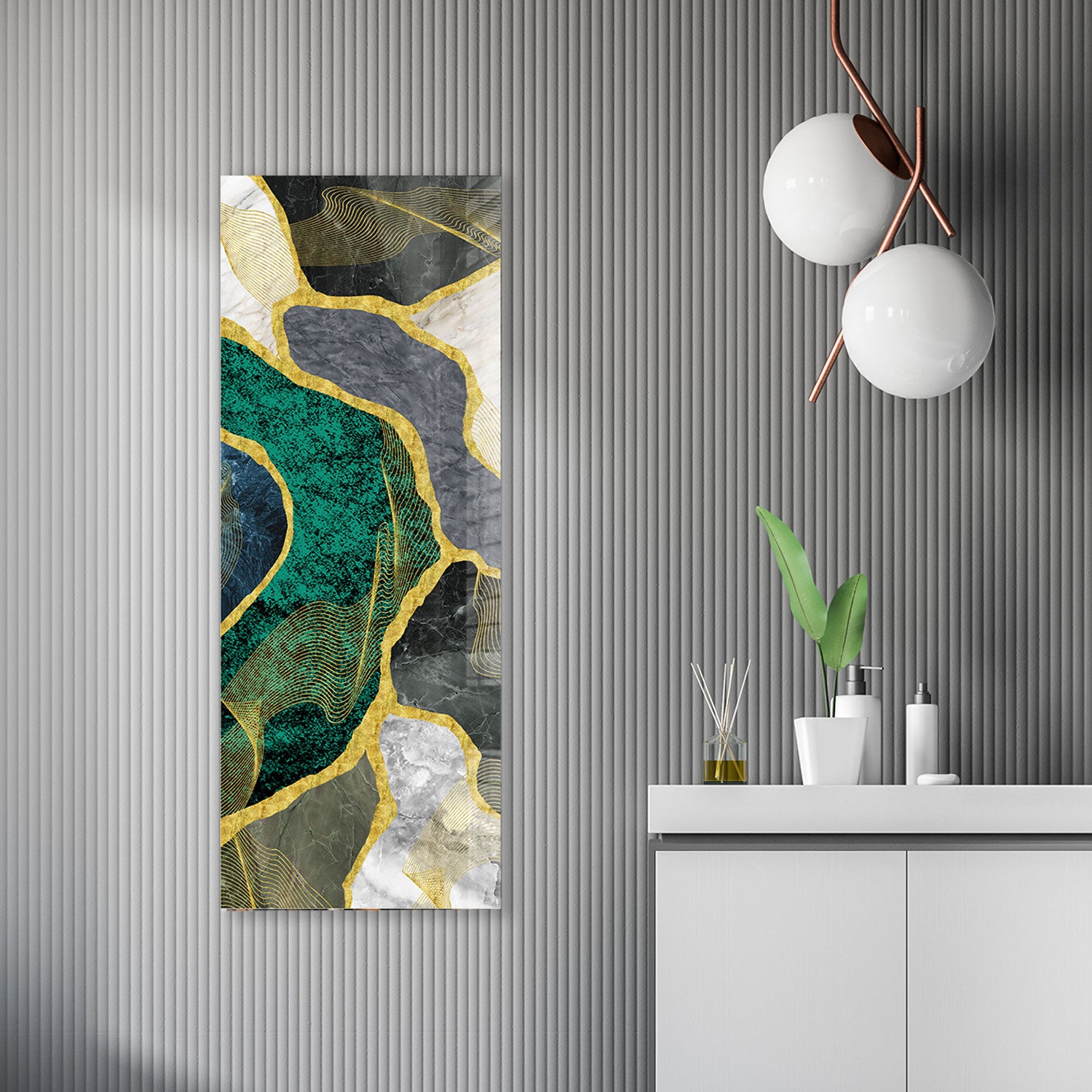 Luxury Green Marble Countertop Slabs - Premium Natural Stone for Kitchen & Bathroom Renovation | Perfect for Countertops, Backsplashes, and Vanity Tops
