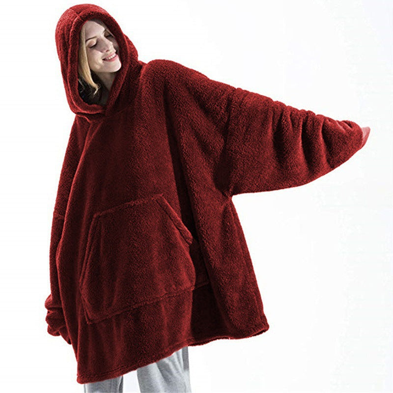 Women's Winter Hoodie Sweatshirt with Big Pocket - Cozy Fleece Hooded Pullover for Cold Weather - Perfect for Outdoor Activities, Casual Wear & Lounge