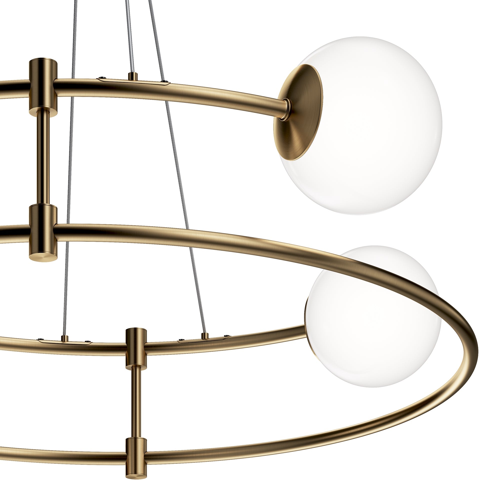 4/6Lt Gold & Black Finish Balance Center Light - Perfect for Dining Rooms, Living Rooms, and Bedroom Ceiling Lighting
