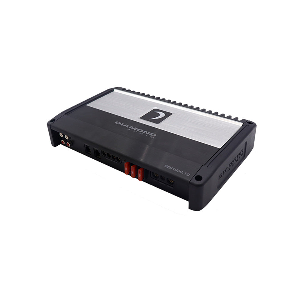 Diamond Audio DES1000.1D 800W Class D Mono Subwoofer Amplifier - Elite Series, 1 x 800W @4Ohms, Full Range Power for Car Audio Systems | Perfect for Bass Boost in Trucks, SUVs & Custom Car Stereo Setups