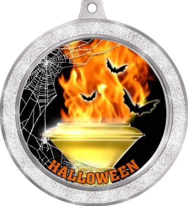 Halloween Medals & Torch Awards - Bulk Halloween Themed Prizes for Costume Contests, Trick-or-Treat Rewards & Spooky Party Favors