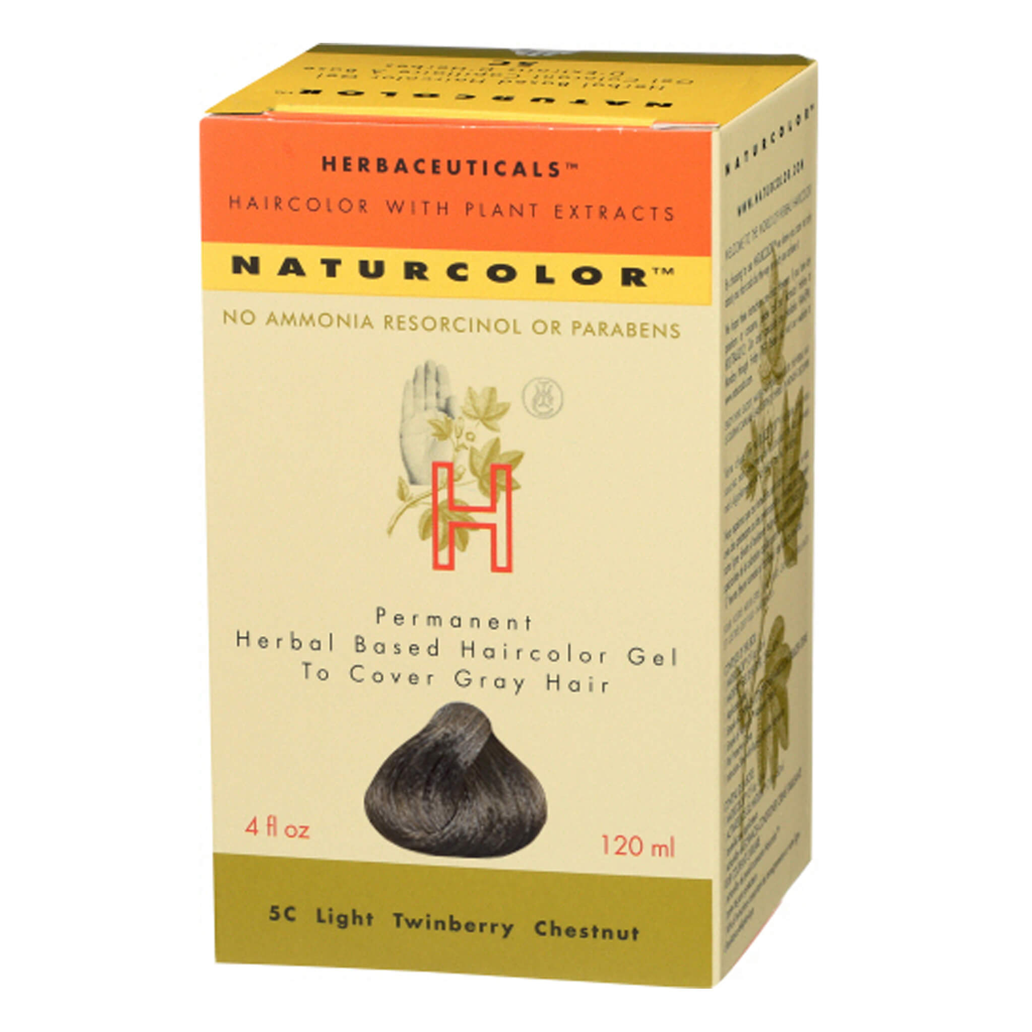 Natural Herbal Hair Color Gel for Women & Men - Ammonia-Free, Chemical-Free Hair Dye with Organic Ingredients | Perfect for At-Home Hair Coloring & Gray Coverage