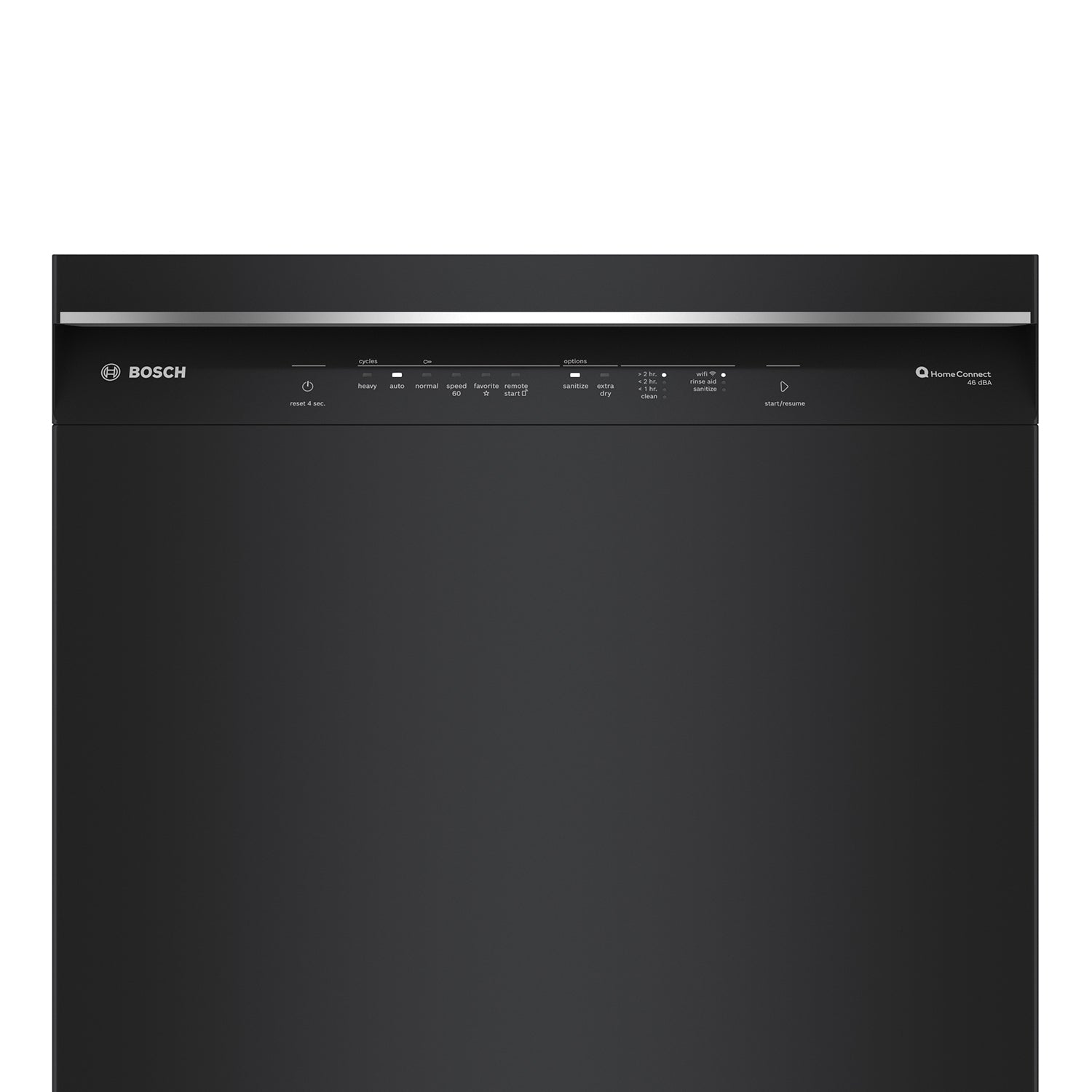 Bosch Black 24 Inch Smart Dishwasher with Home Connect & Third Rack - SHE53C86N | Energy Efficient, Ultra Quiet | Perfect for Large Families & Entertaining