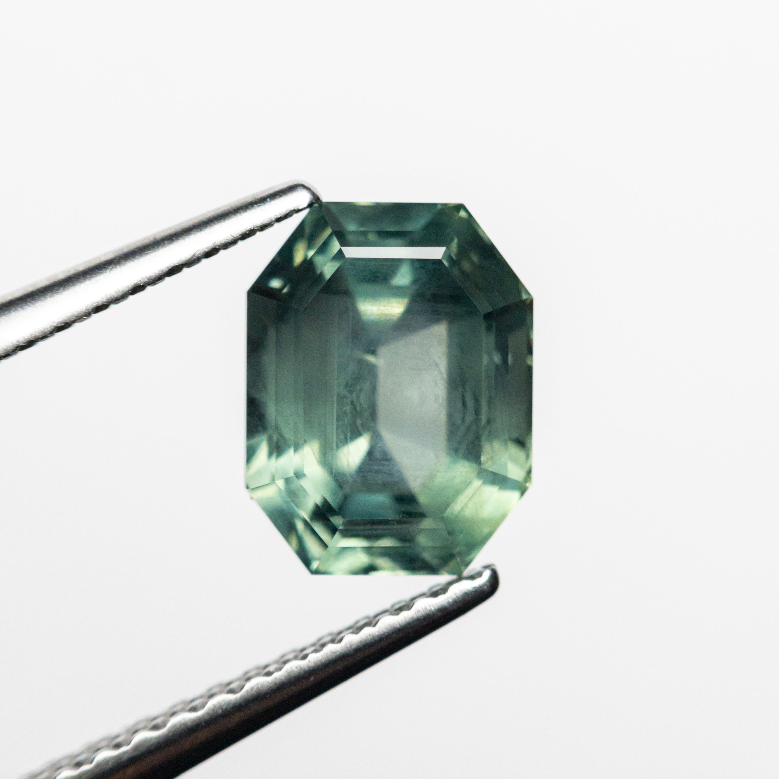 2.52ct Natural Blue Sapphire Gemstone - 8.11x6.06x5.12mm Step Cut Rectangle with Cut Corners for Jewelry Making, Engagement Rings & Fine Collections