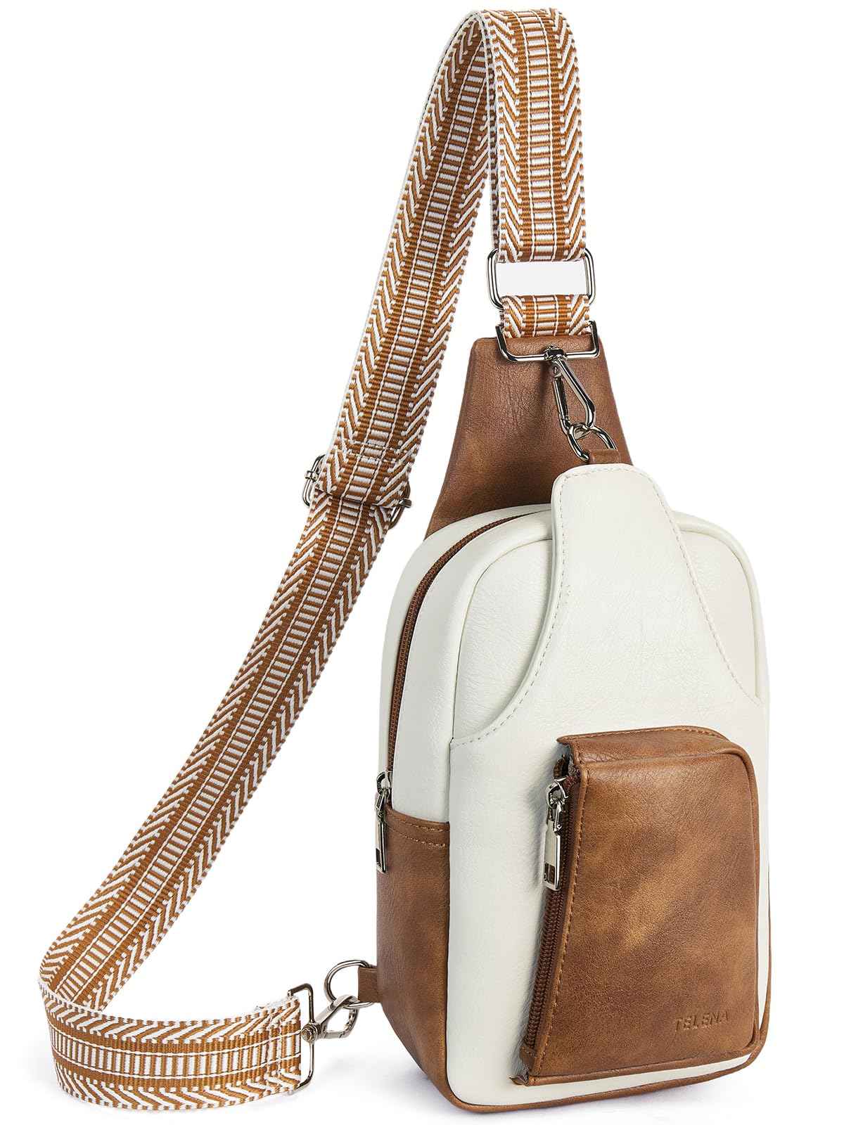 Telena Women's Anti-Theft Crossbody Sling Bag - Adjustable Strap for Travel, Shopping & Daily Use | Lightweight & Secure Purse for Commuting, Work & Outdoor Activities