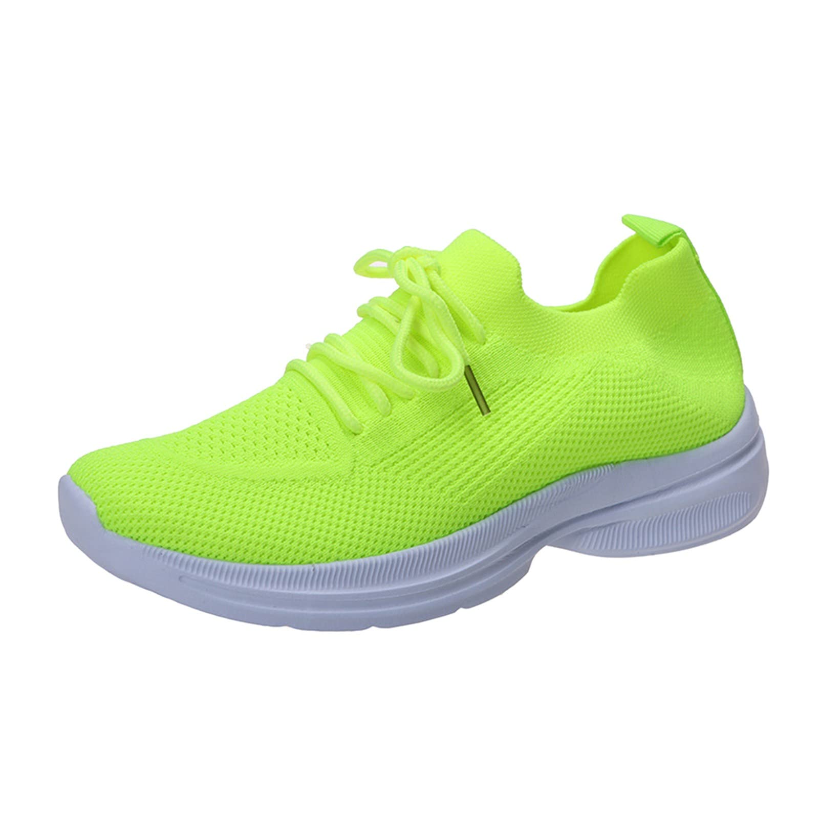 Ligogo Women's Breathable Mesh Walking Shoes - Lightweight Minimalist Sock Sneakers with Soft Non-Slip Sole | Slip-On Design for Running, Jogging & Casual Wear