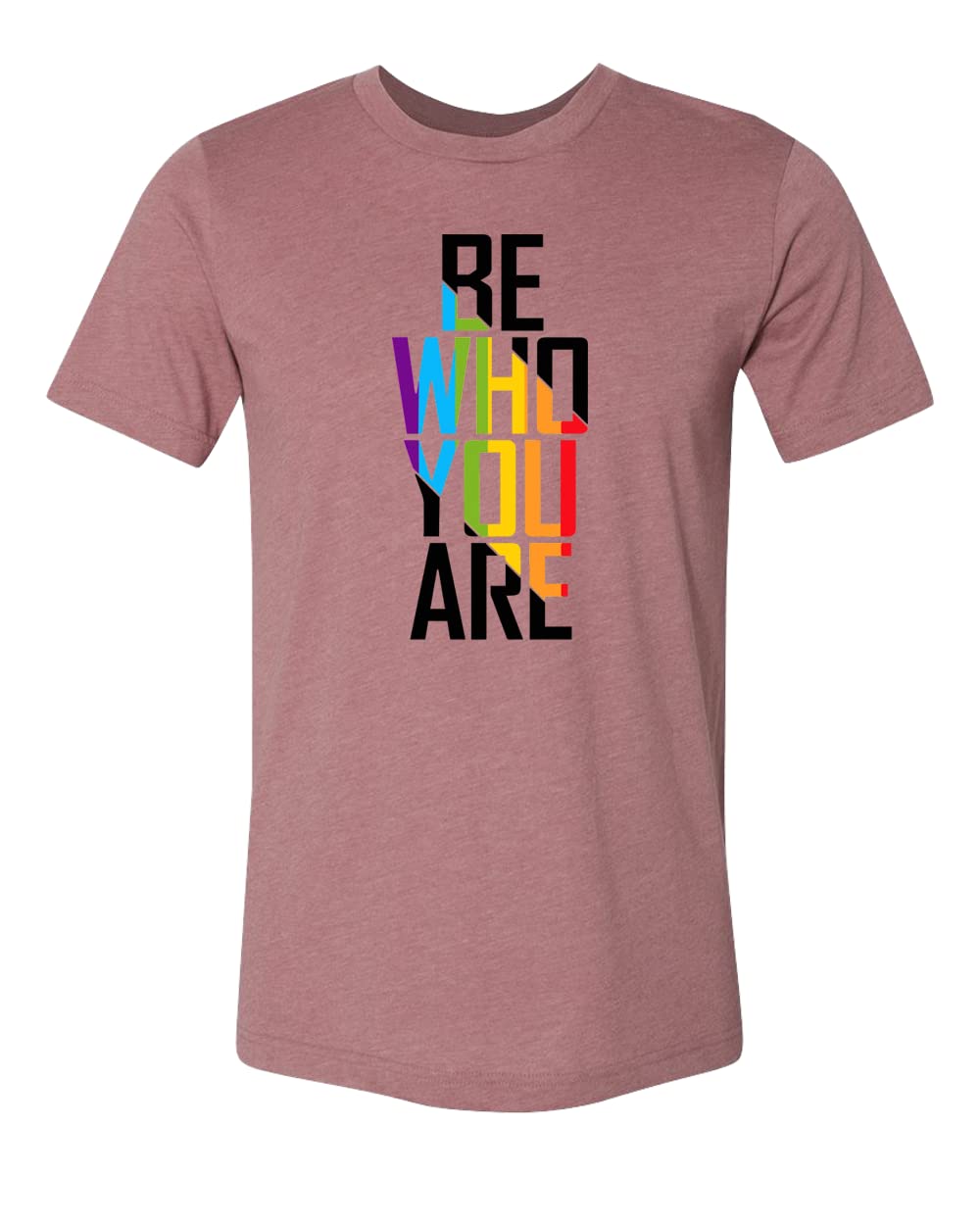 Be Who You Are Pride Shirt - LGBT Equality T-Shirt for Men & Women - Rainbow Gay Pride Tee for Pride Month - Perfect for LGBTQ+ Events, Parades and Ally Support