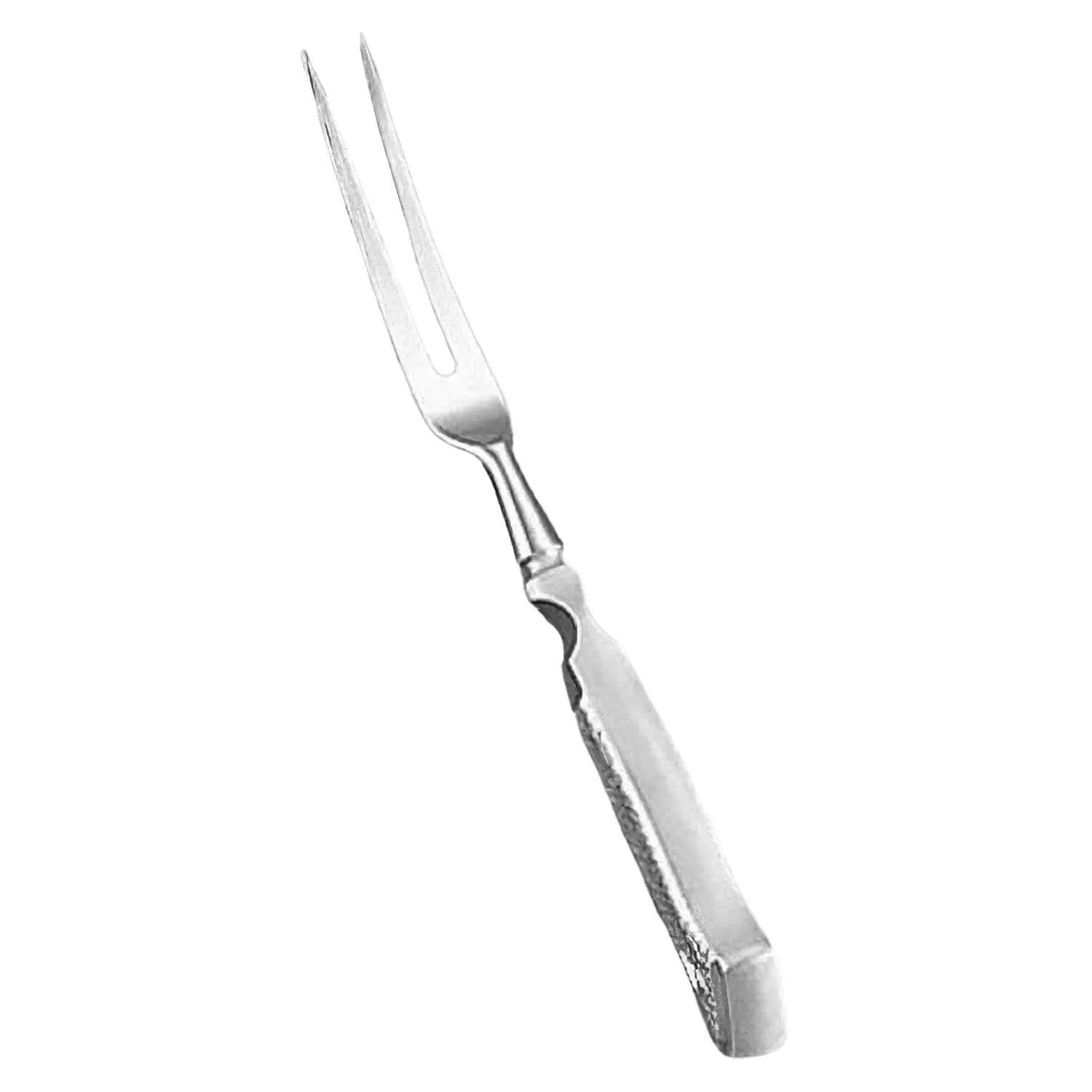 Premium Glestain Stainless Steel Carving Fork - Professional Meat Carving Tool for Roast Beef, Turkey & Ham - Perfect for Holiday Dinners, BBQ Parties & Restaurant Use