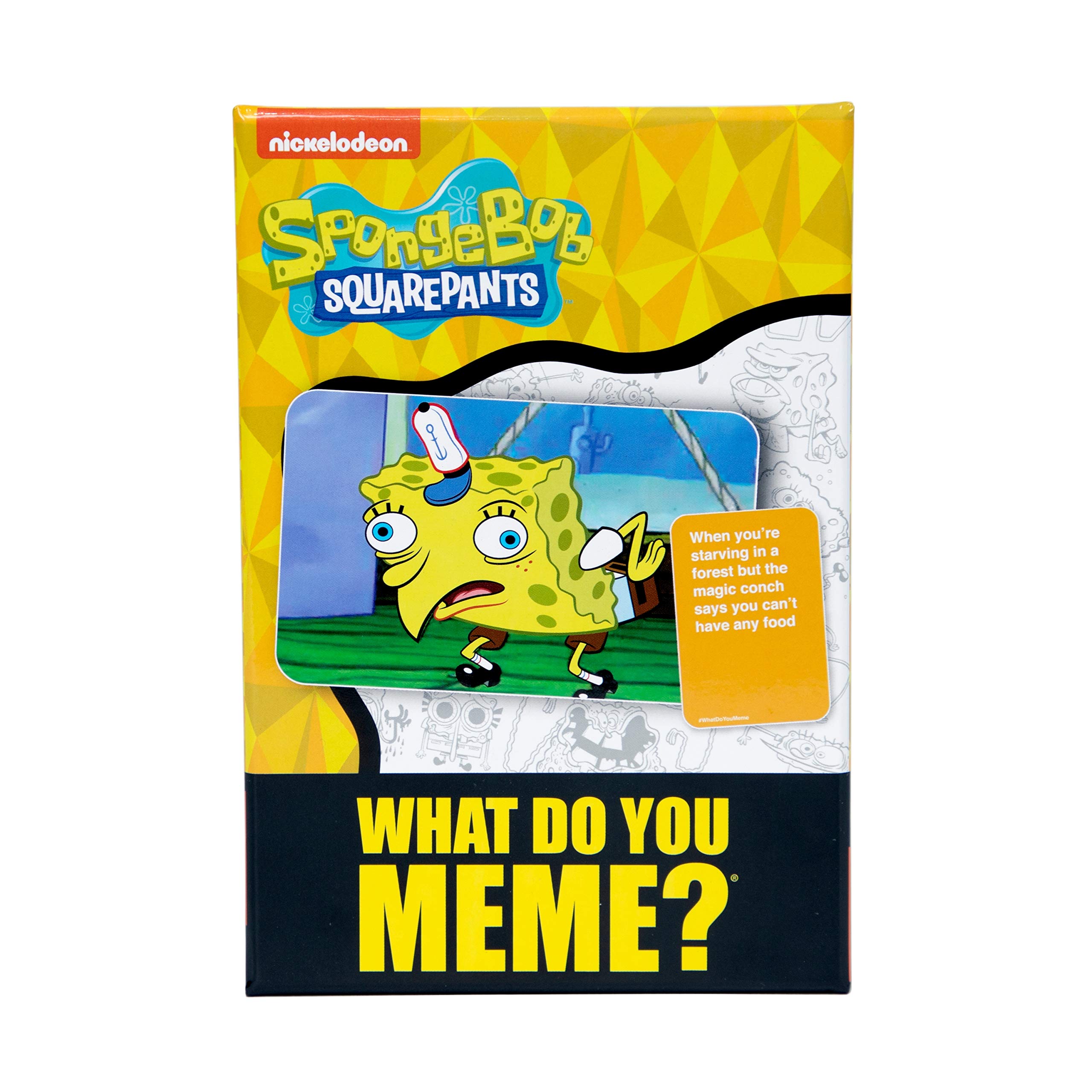 WHAT DO YOU MEME?® Spongebob Squarepants Expansion Pack - Fun Family Card Game for Kids & Adults | Perfect for Game Nights, Parties & Family Gatherings