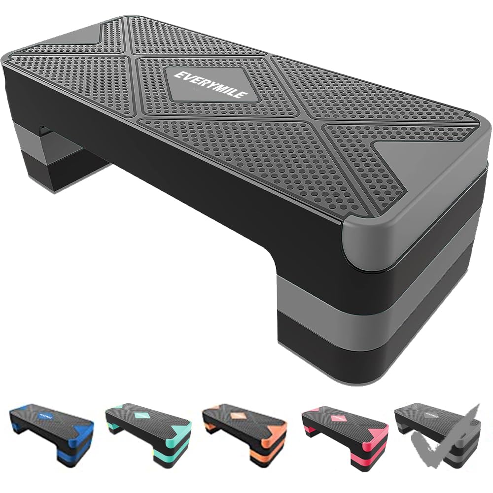EVERYMILE Adjustable Aerobic Stepper - 26.5