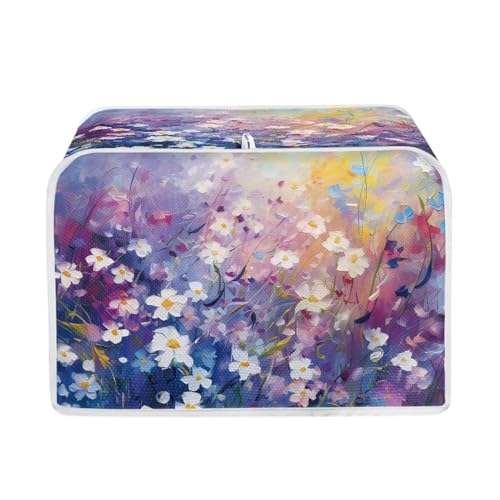 Watercolor Flower - Purple and White