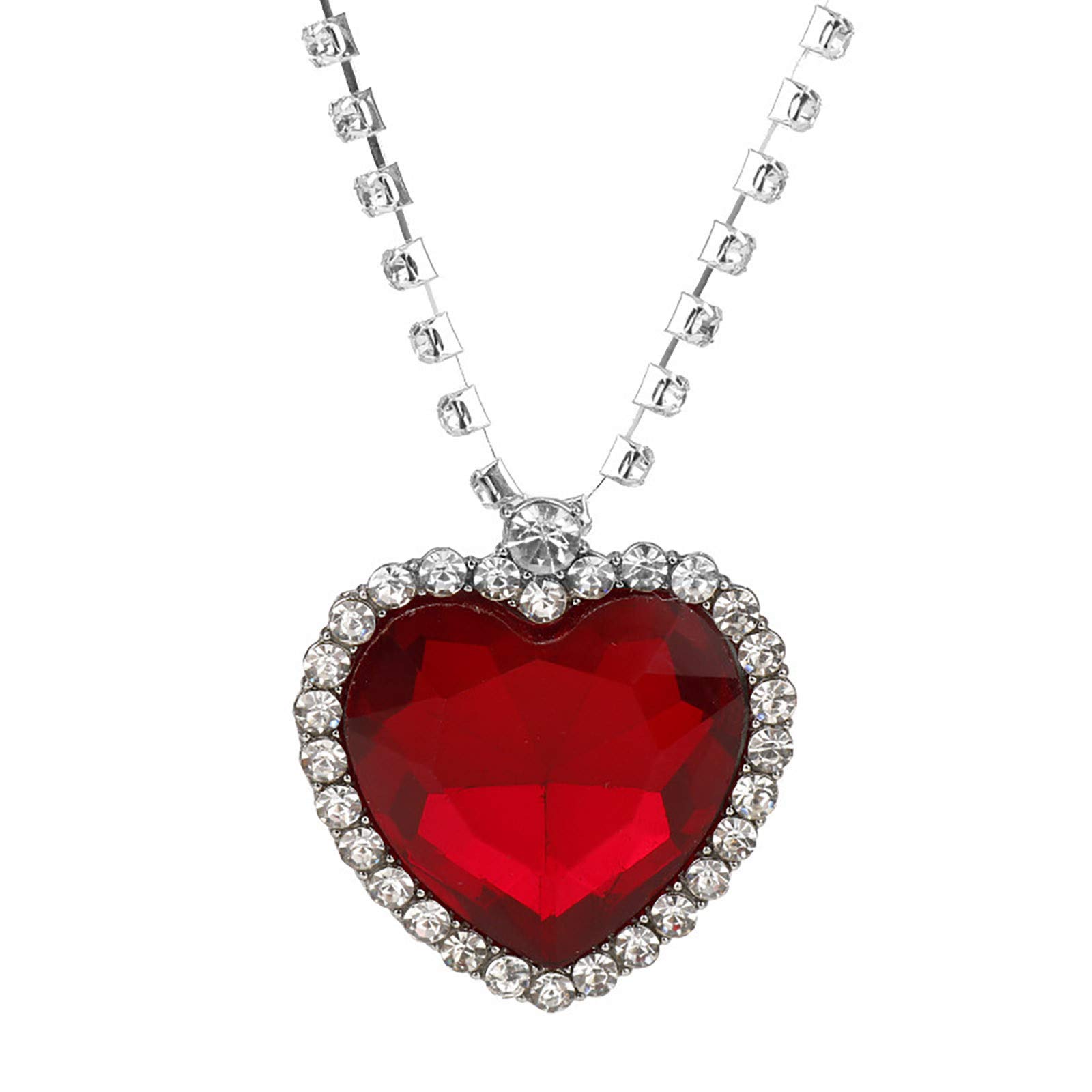 Valentine's Heart Necklace - Romantic Couple Gift for Her - Perfect for Anniversaries & Date Nights