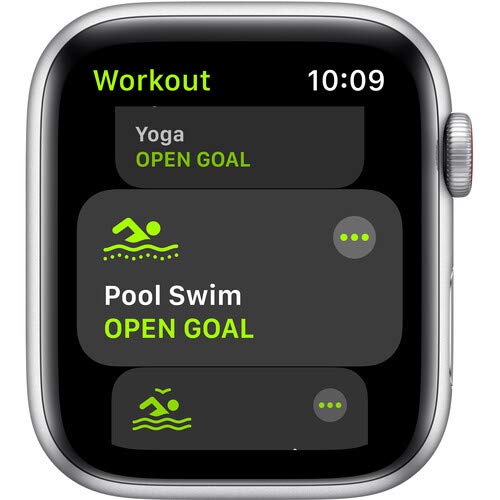Apple Watch SE (GPS + Cellular, 44mm) - Silver Aluminum Case with White Sport Band (Renewed Premium) | Smartwatch for Fitness Tracking, Calls & Notifications | Perfect for Running, Swimming & Daily Wear