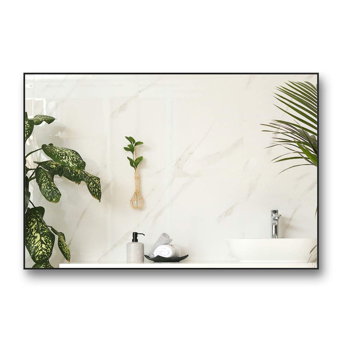 Modern Large Wall Mirror for Bathroom & Bedroom - 30