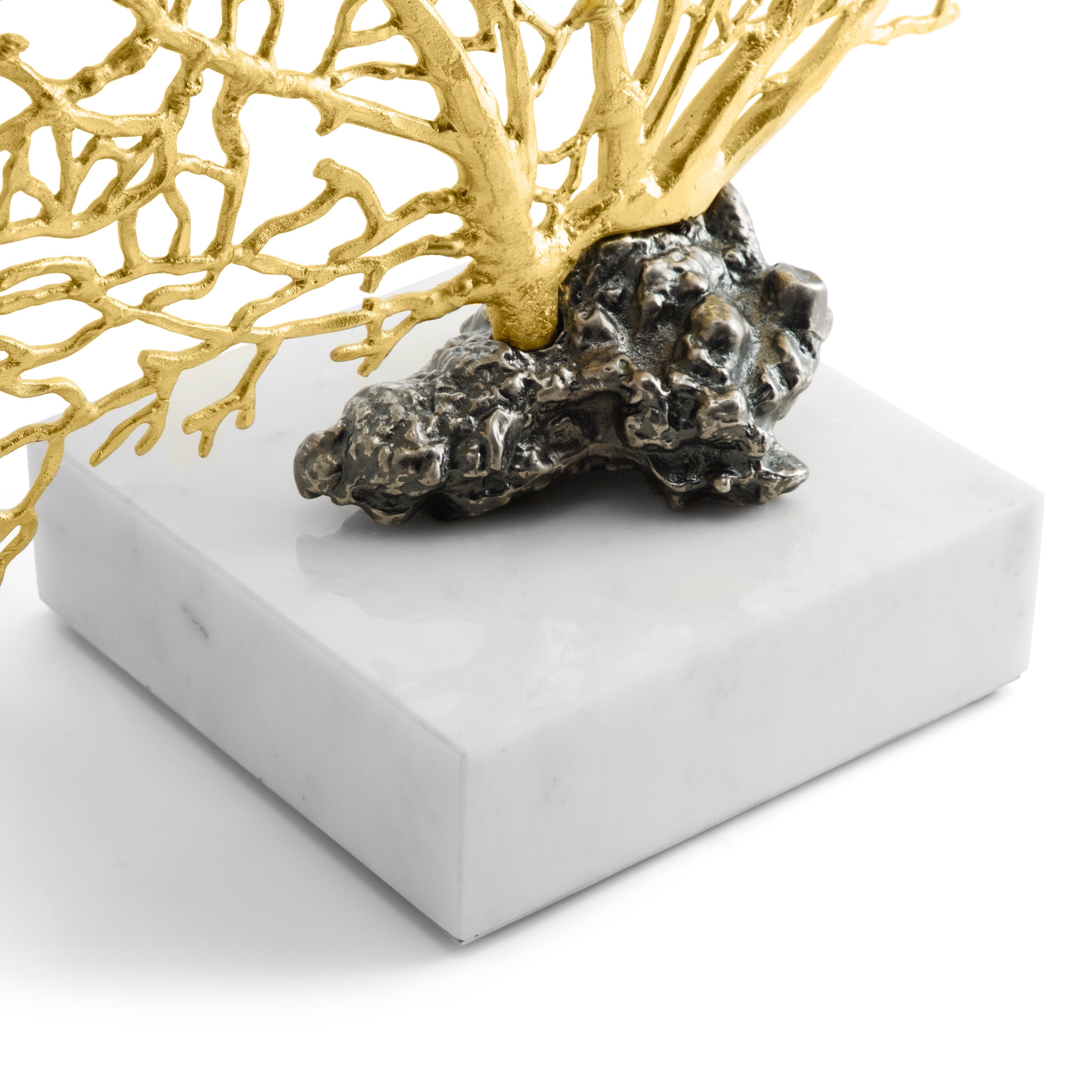 Exquisite Fan Coral Gold Necklace - Limited Edition of 500 - Perfect for Anniversary Gifts & Special Occasions