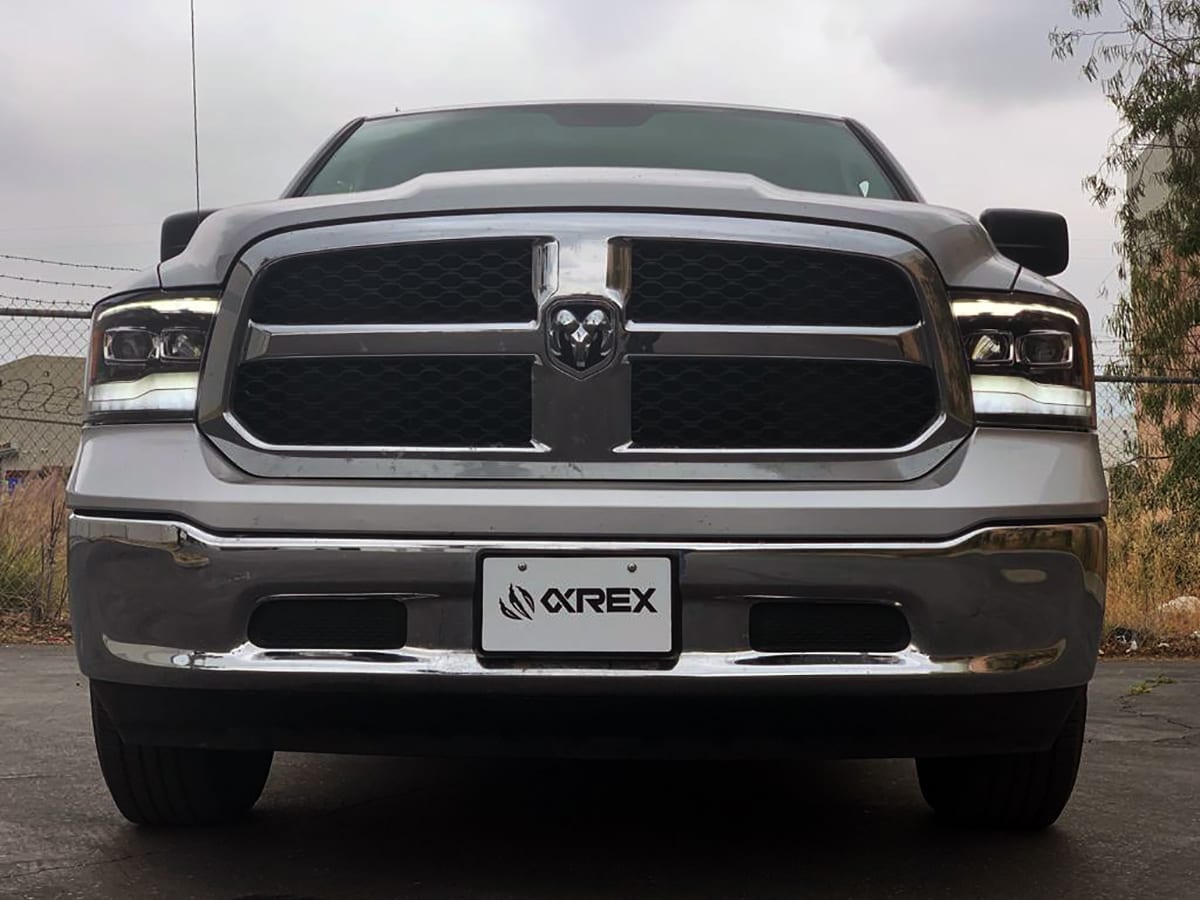 09-18 Ram Truck MK II PRO Series Halogen Projector Headlights - Jet Black - High Performance Lighting Upgrade for Off-Road & Night Driving