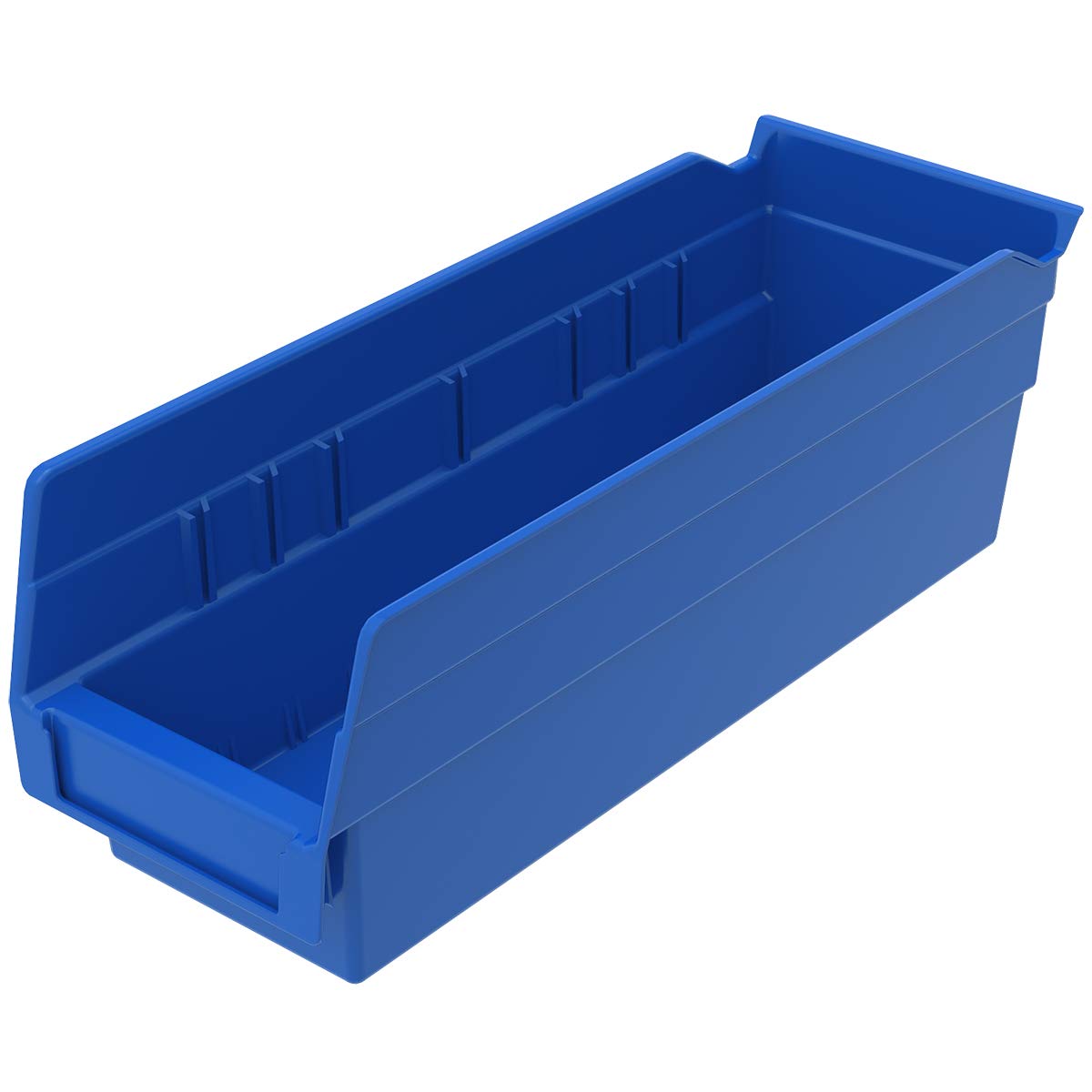 Akro-Mils Plastic Organizer and Storage Bins Bundle (30130 + 30120) - Durable Stackable Storage Containers for Home, Office & Garage Organization - Blue
