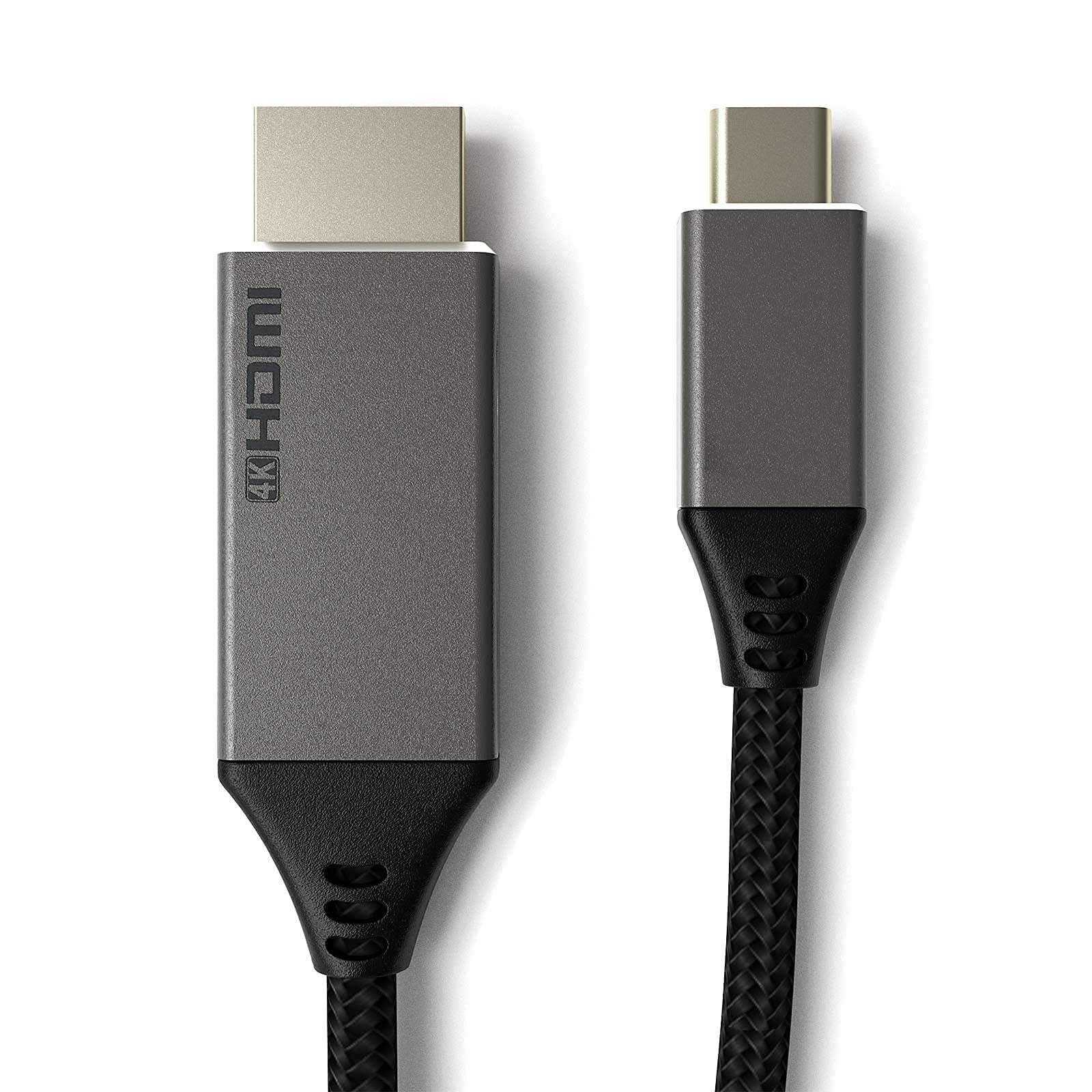 4K USB C to HDMI Cable 6FT - High Speed USB Type-C to HDMI Adapter with Nylon Braiding for MacBook Pro, iPad, Samsung Galaxy - Perfect for Home Office, Conference Presentations & TV Streaming