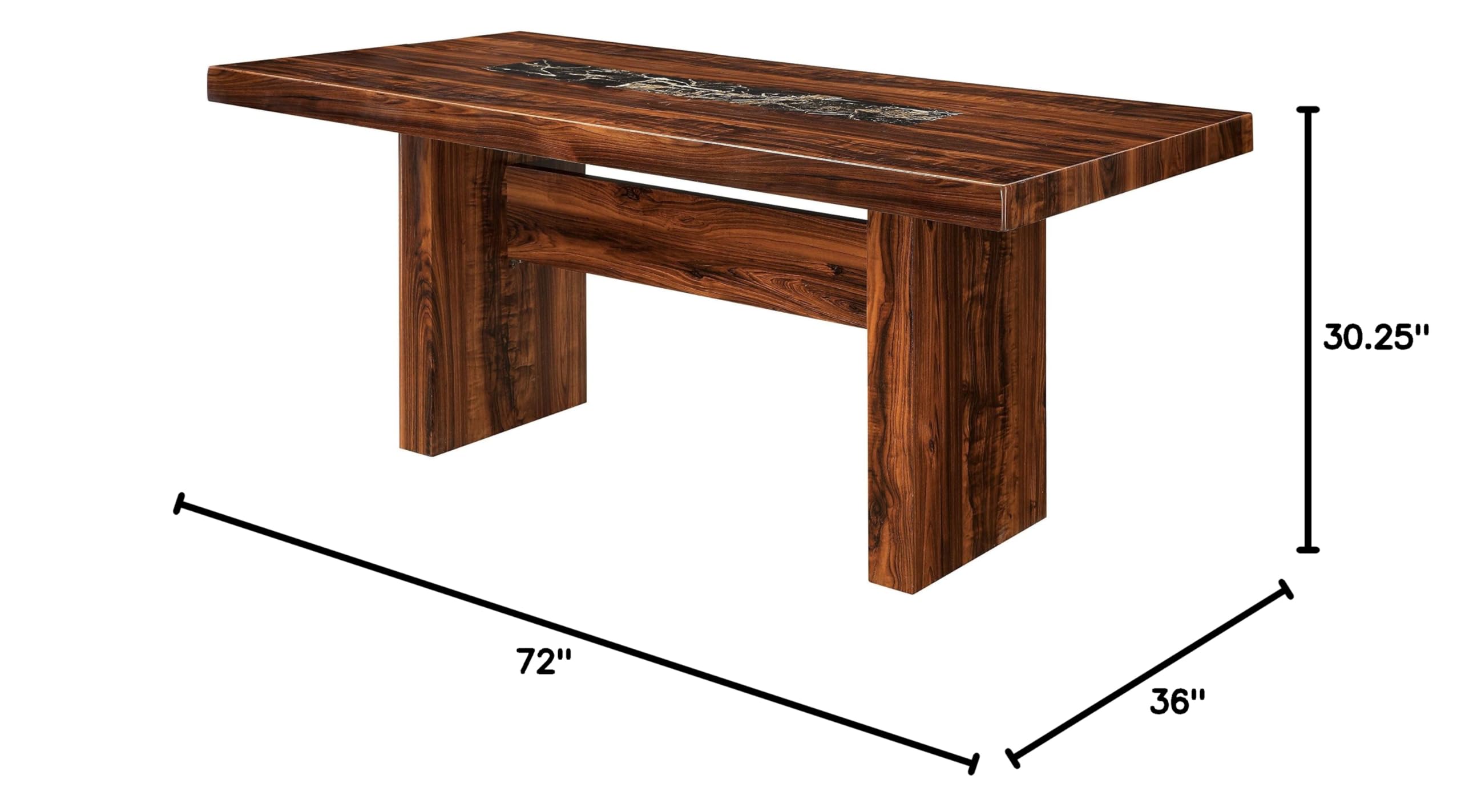Furniture of America Kona Dining Table - 42 Inch Round Wooden Kitchen Table for 4-6 People | Perfect for Small Spaces, Breakfast Nooks & Cozy Family Dinners
