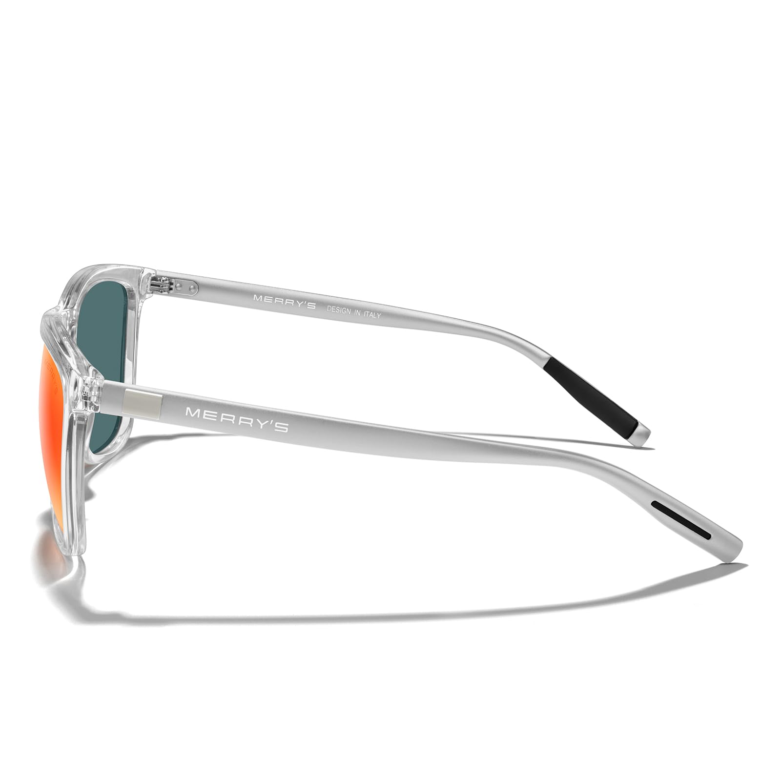 MERRY'S Unisex Polarized Sunglasses for Women & Men - Classic Retro Designer Style with Aluminum Legs - UV Protection for Driving, Fishing & Outdoor Activities