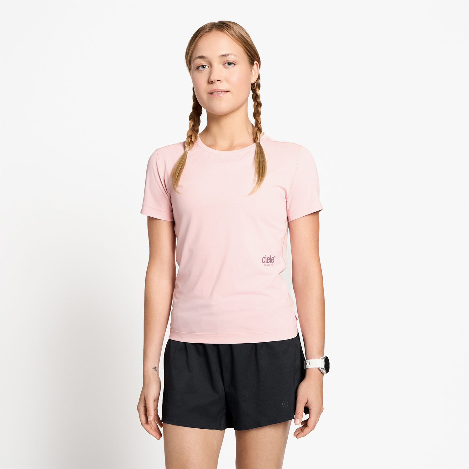 Ciele Women's DLY T-Shirt - Soft Breathable Cotton Casual Tee for Running, Yoga & Everyday Wear