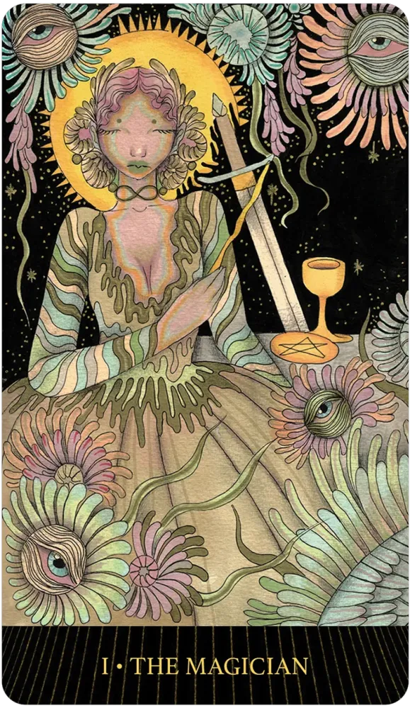Mind's Eye Tarot Deck - Premium 78-Card Divination Set with Guidebook for Beginners & Professionals | Perfect for Spiritual Guidance, Meditation & Psychic Readings
