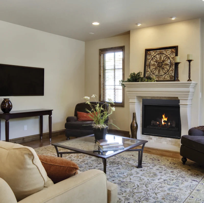 35 Inch Direct Vent Traditional Gas Fireplace - DRT3535 - Energy Efficient & Realistic Flames for Cozy Home Heating