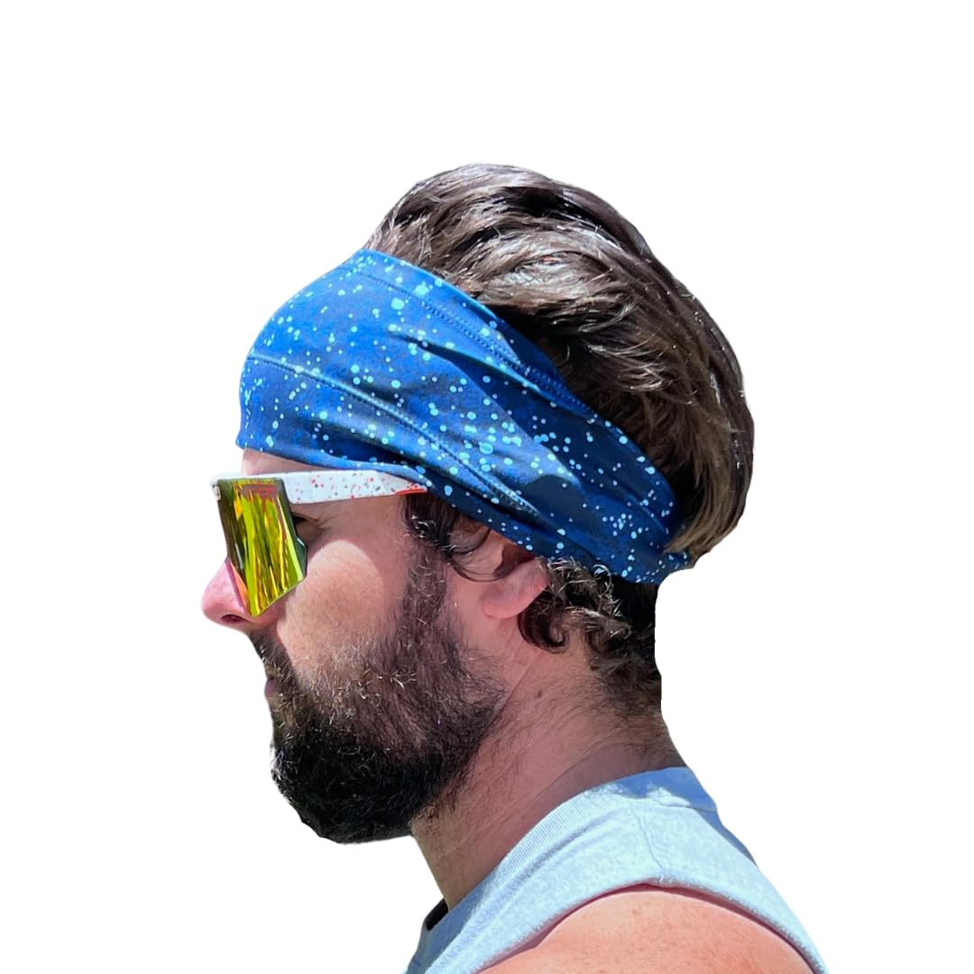 Halo Headband Bandit - 4 Inch Wide Unisex Pullover Sweatband for Women & Men | Workout, Running, Yoga & Sports Accessory