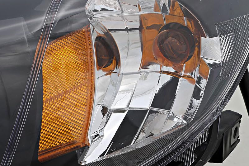 Compatible with Subaru Impreza Headlights Lamps Set 2008-2011 - Halogen Black Trim Driver & Passenger Side - Replacement for Foggy or Damaged Headlights - Perfect for Night Driving and Off-Road Adventures