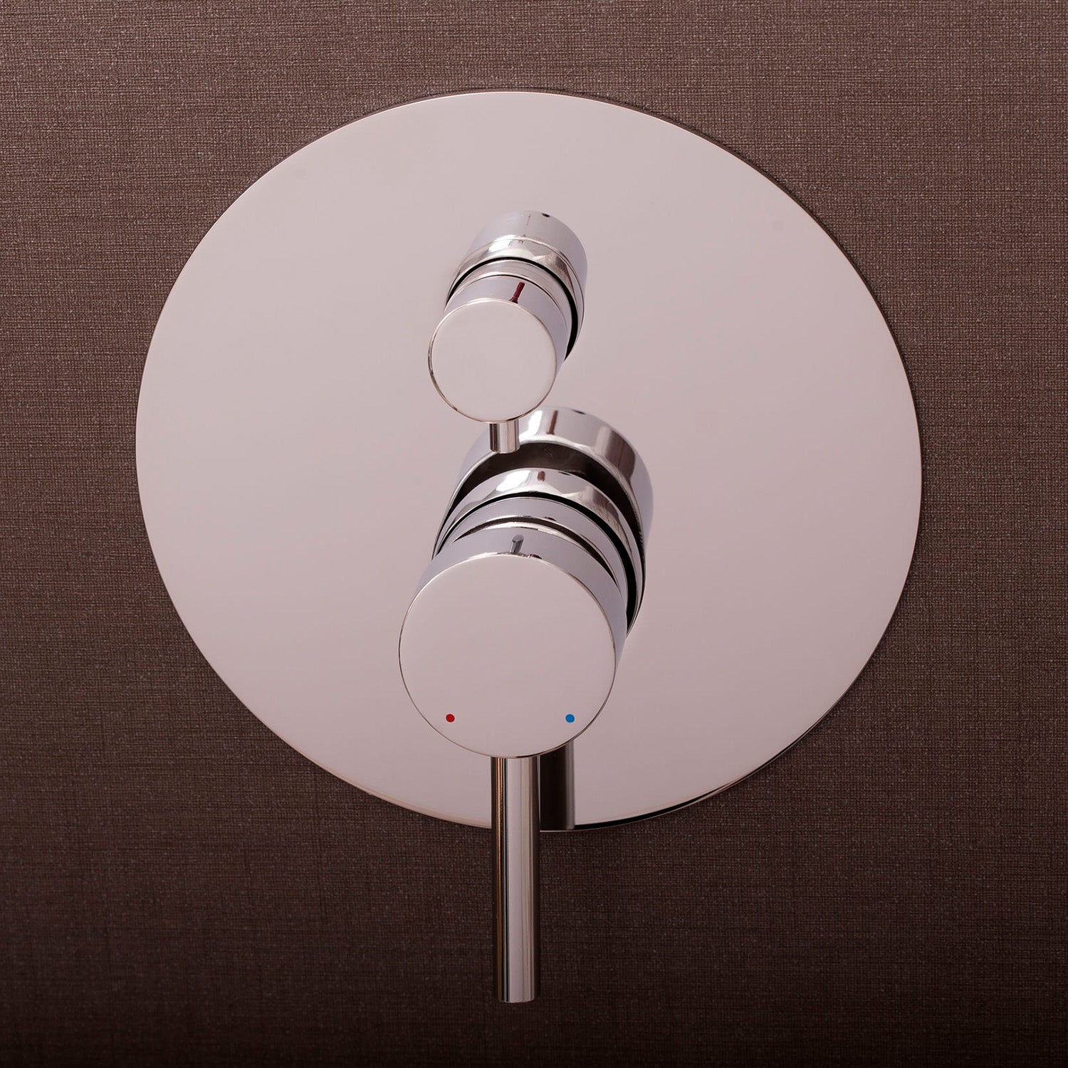 DAX 6973 CR Round Shower Single Valve Trim - Solid Brass Body with Chrome Finish - 7.5