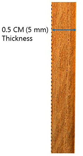 EISCO Double Sided Hardwood Meter Stick with Metric Measurements, Horizontal Reading & Protective Metal Ends - Perfect for Science Labs, Classrooms & DIY Projects