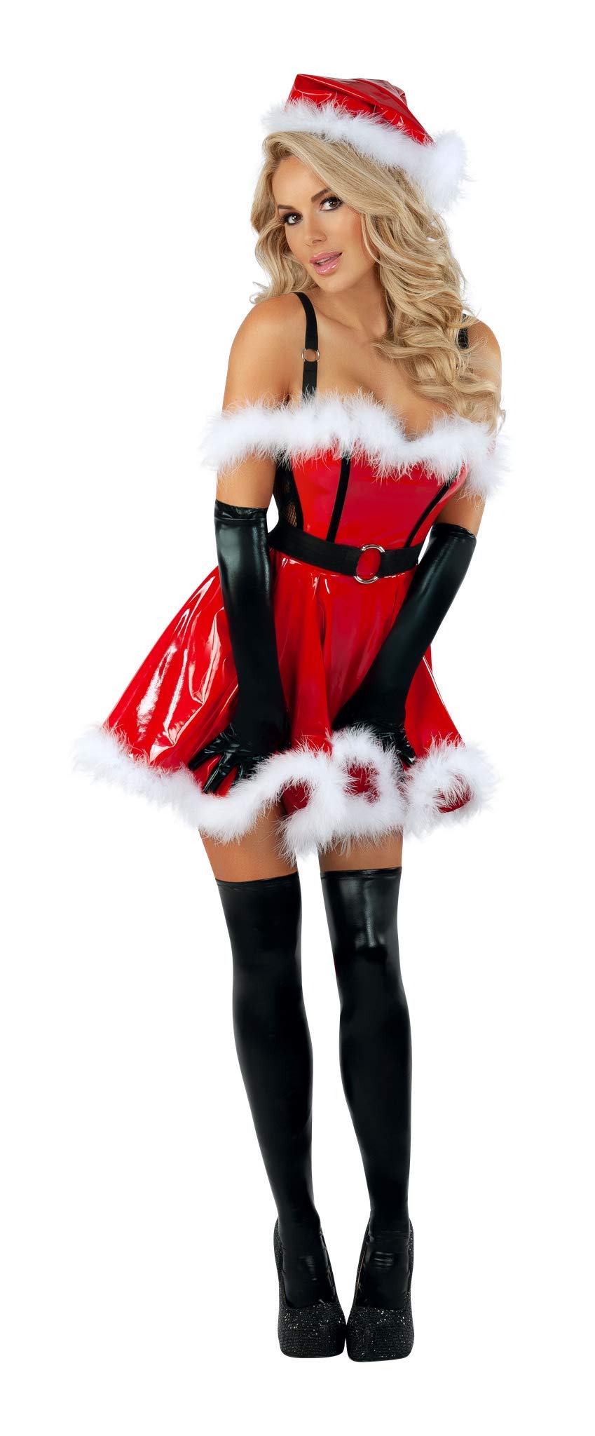 Meanie Santa Baby Costume for Kids - Small Red Christmas Outfit | Perfect for Holiday Parties, School Plays & Festive Family Photos