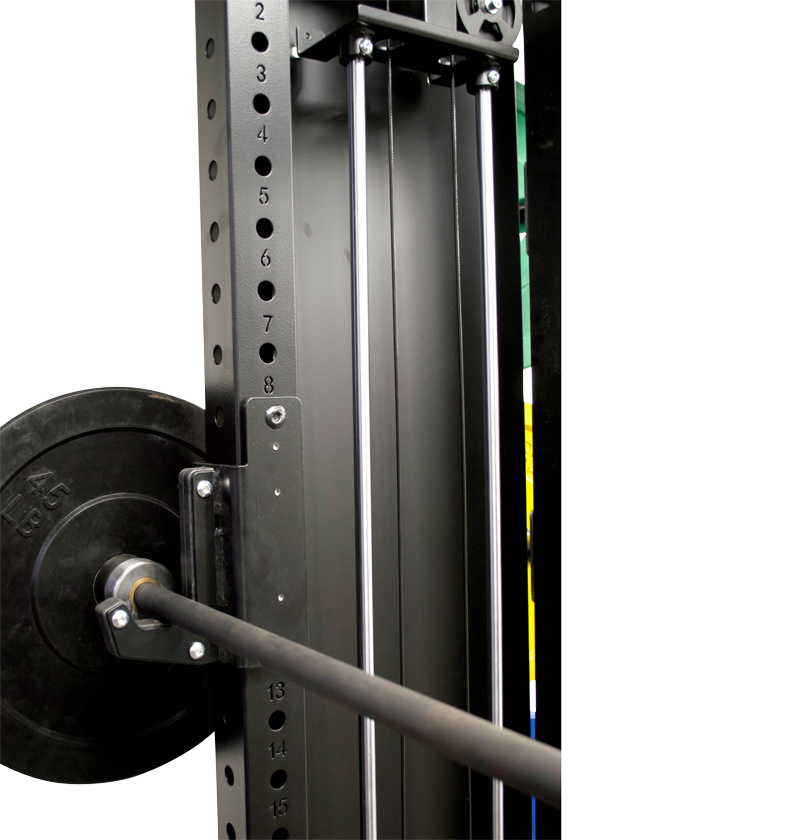 Double Sided Functional Trainer Squat Rack - Home Gym Equipment for Strength Training & CrossFit Workouts