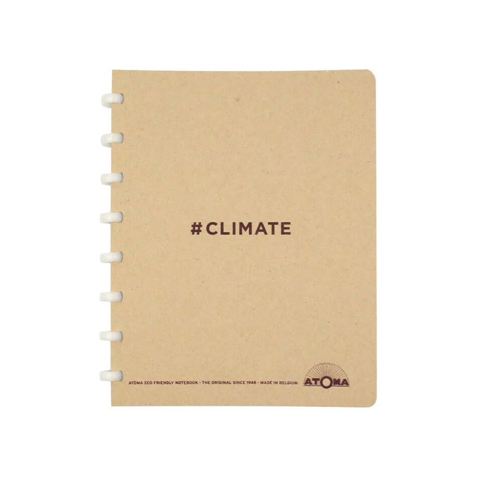 Atoma #Climate Notebook 165 x 210mm - Refillable Notebook with Dot Grid Pages for Journaling, Sketching & Note Taking - Perfect for Students, Artists & Office Use