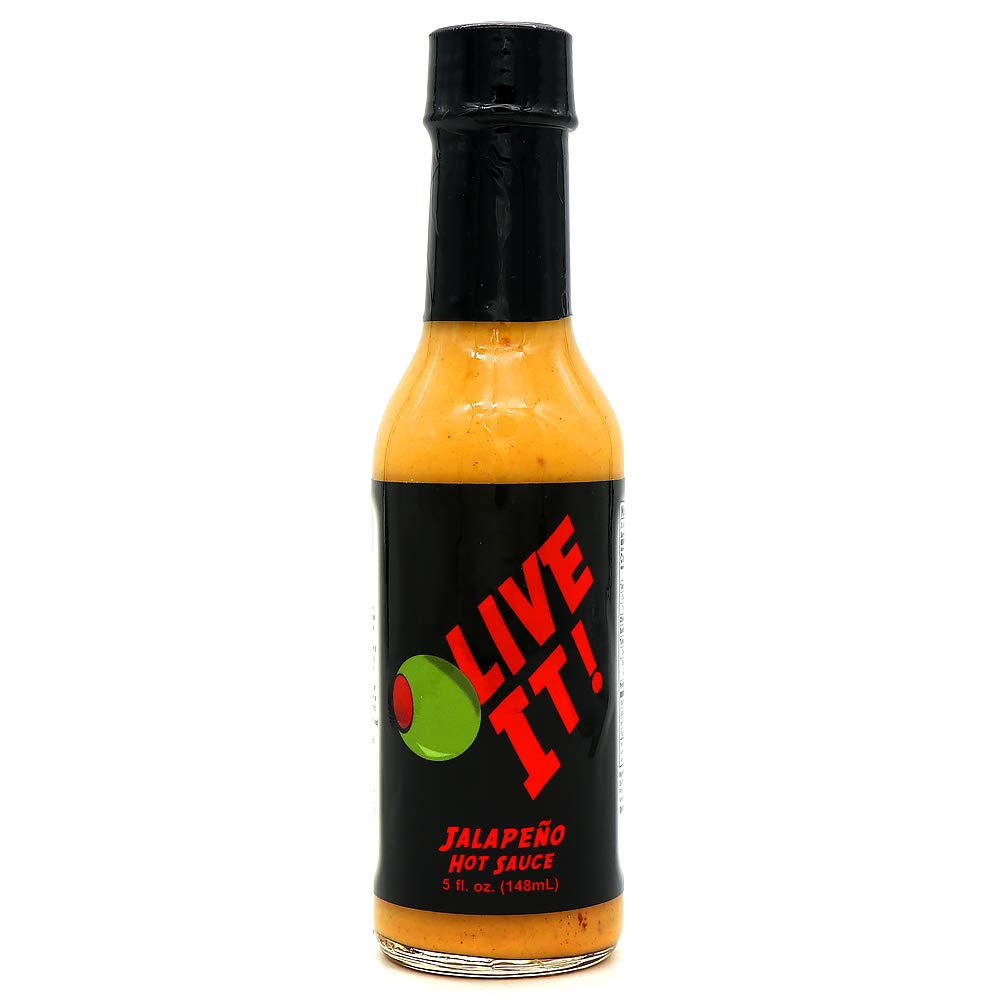 Angry Irishman Jalapeno Hot Sauce - Spicy & Flavorful 5 oz. Glass Bottle | Perfect for Tacos, Wings & Bloody Marys | Olive It! Gourmet Hot Pepper Sauce