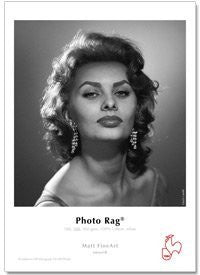 Hahnemuhle Matte Photo Rag 100% Cotton Inkjet Paper - Smooth Bright White 308gsm 8.5x11 Inches (25 Sheets) for Fine Art Photography & Professional Printing
