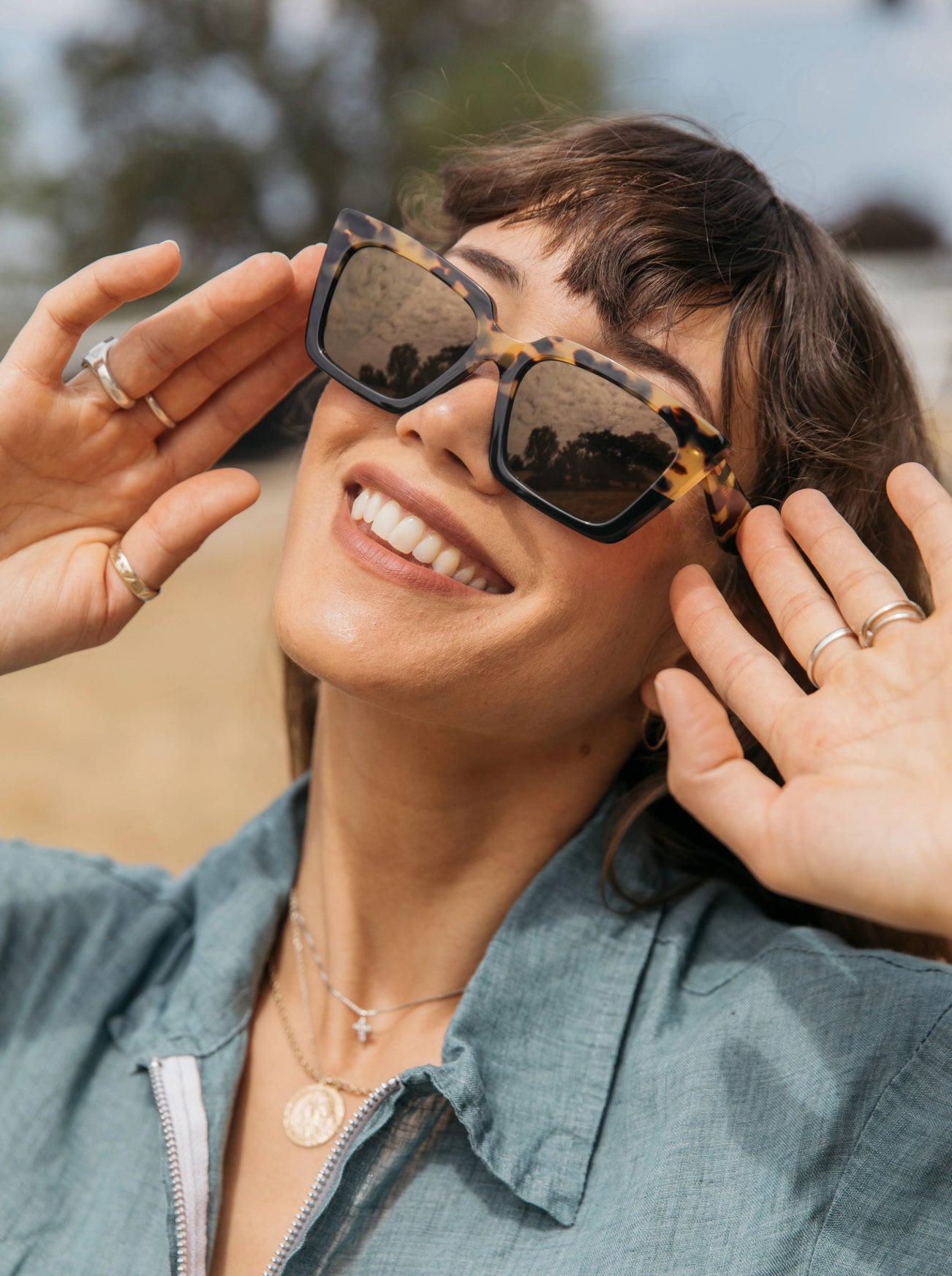 KEERA Eco-Friendly Recycled Black & Smoke Polarized Sunglasses - 54mm UV Protection for Men & Women | Perfect for Driving, Outdoor Sports & Fashion Accessories