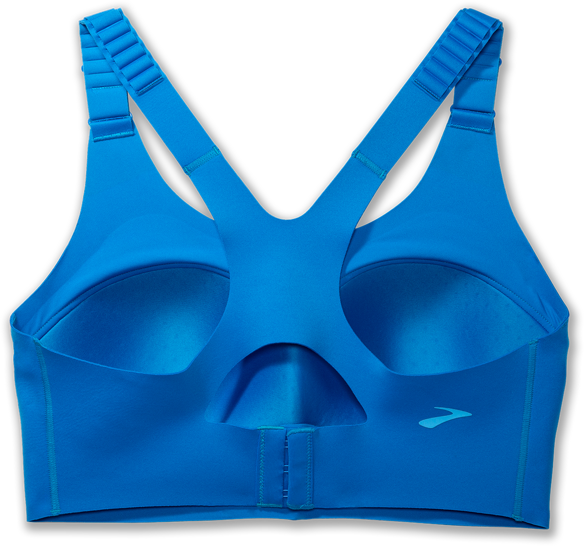 Women's Dare Racerback Run Bra 2.0 - High Impact Sports Bra for Running & Workouts - Breathable & Supportive Activewear (Azure Blue) - Perfect for Gym, Yoga & High-Intensity Training