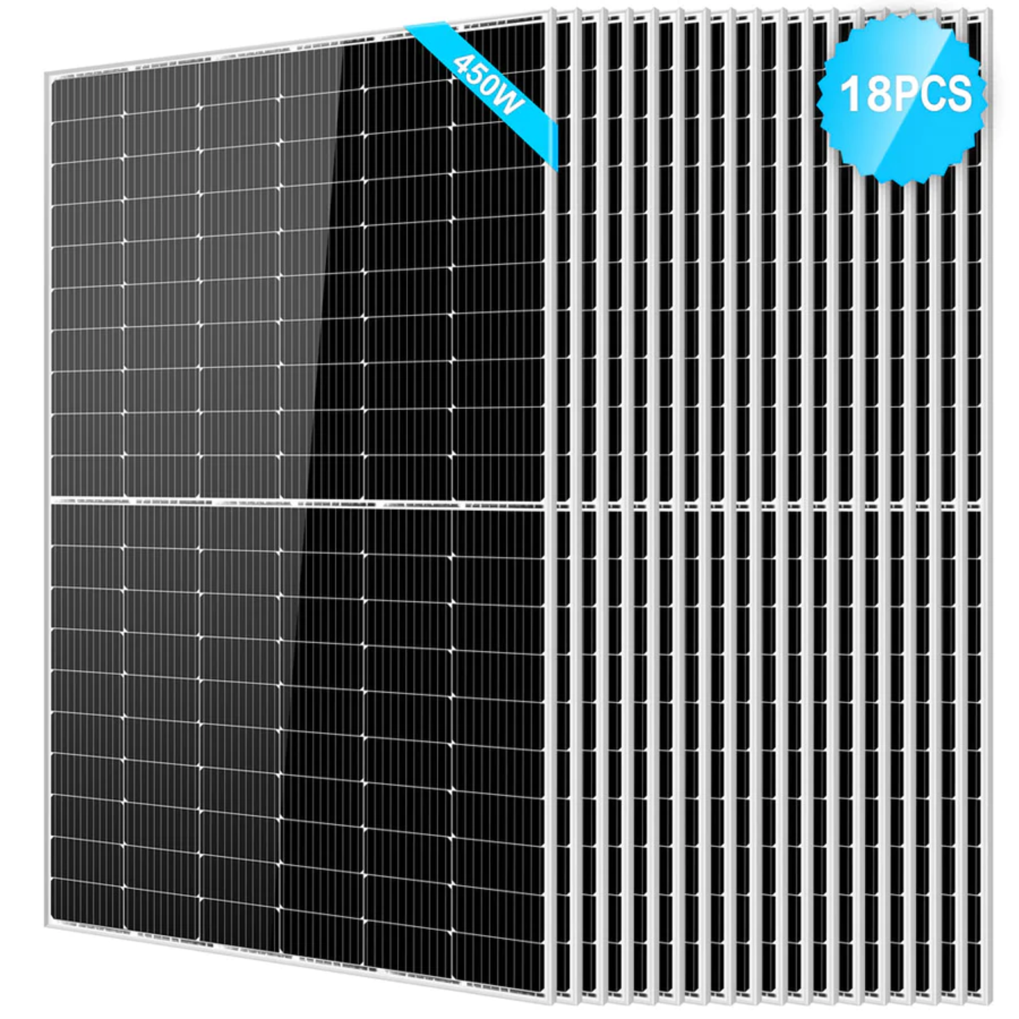 SunGoldPower 450 Watt Monocrystalline Solar Panel - High Efficiency Solar Panel for Home, RV & Off-Grid Power - Perfect for Residential, Camping & Emergency Backup