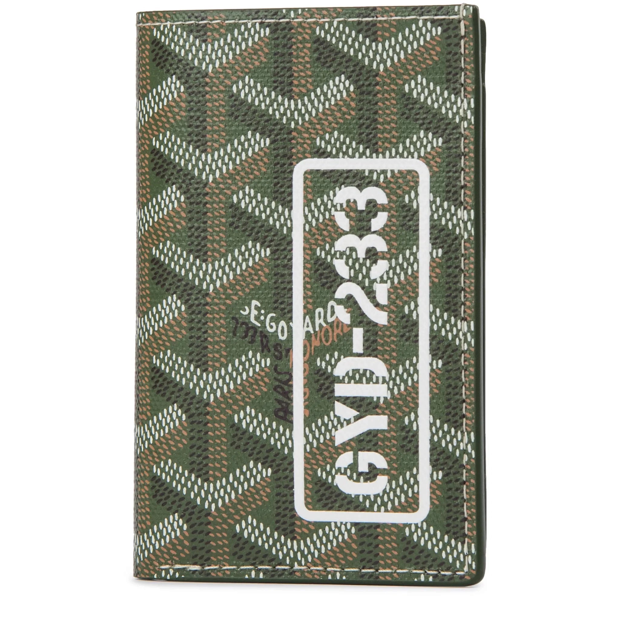 Goyard Saint Pierre Card Wallet in Khaki - Slim RFID Blocking Leather Wallet for Men & Women - Perfect for Travel, Business & Everyday Use