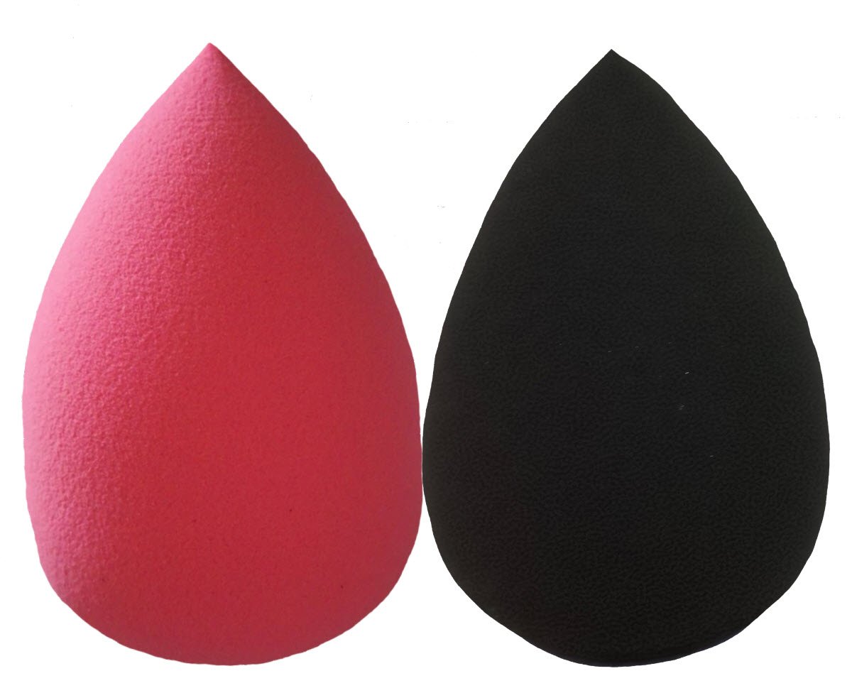 Professional Makeup Blender Sponges 2-Pack - Seamless Liquid Foundation Blender, Highlighter & Contour Sponge for Flawless Application | Perfect for Everyday Makeup & Professional Studio Use