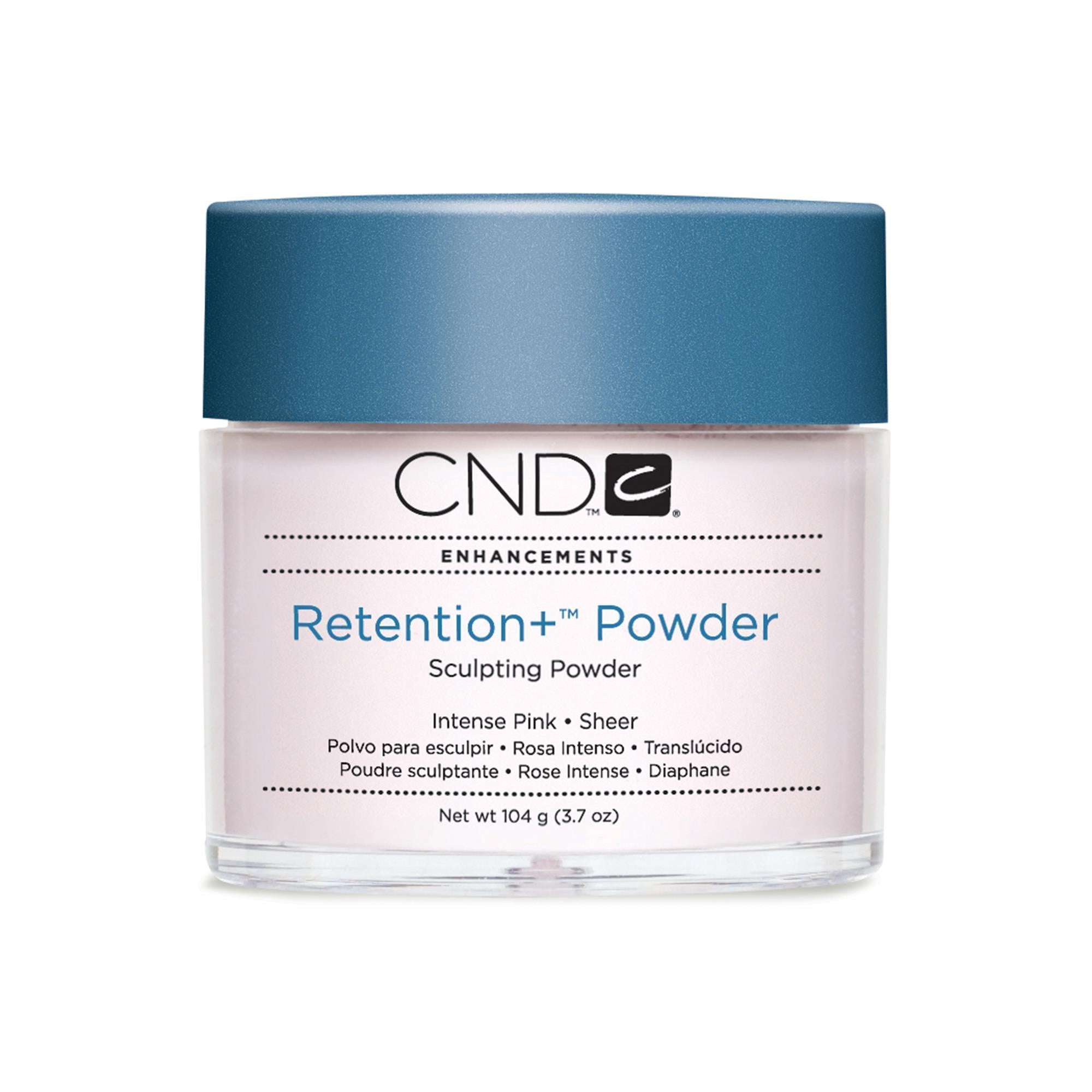 CND Enhancements Retention+ Sculpting Powder - 3.7 fl oz Nail Builder Gel for Strong & Natural-Looking Extensions | Perfect for Salon Professionals & DIY Nail Art at Home