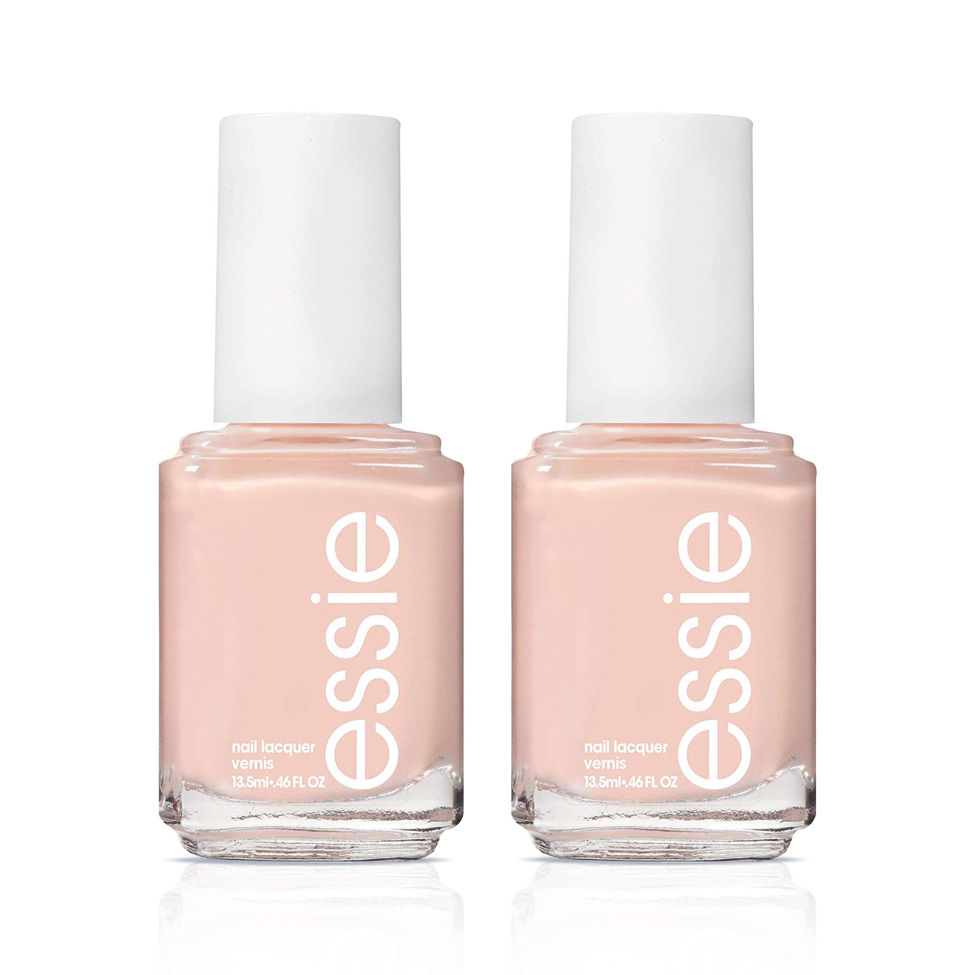 Essie Mademoiselle Nail Polish - Classic Sheer Nude Pink Shade, 0.46 oz (Pack of 2) - Perfect for French Manicures & Everyday Wear