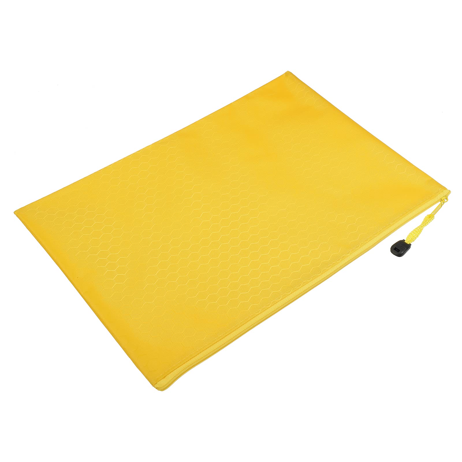 **PATIKIL 5-Pack Waterproof A4 Zipper File Bags - Document Organizer Pouch for Travel, Office & School Supplies (Yellow) - Perfect for Files, Passports & Stationery Storage**