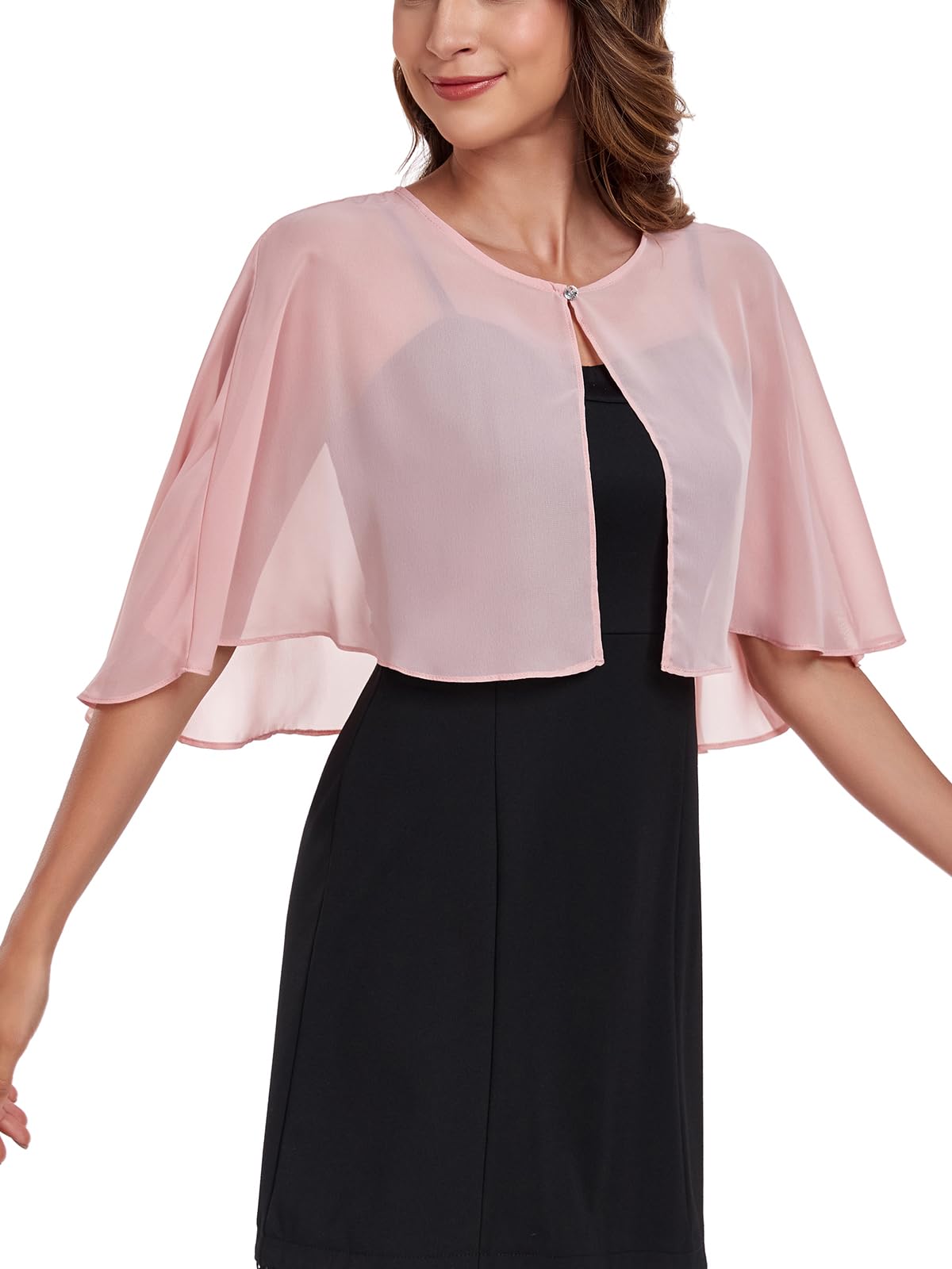 Elegant Women's Chiffon Shawls & Wraps - Lightweight Evening Dress Scarves for Wedding Guest, Bridesmaid & Special Occasions | Perfect for Parties, Dinners & Formal Events