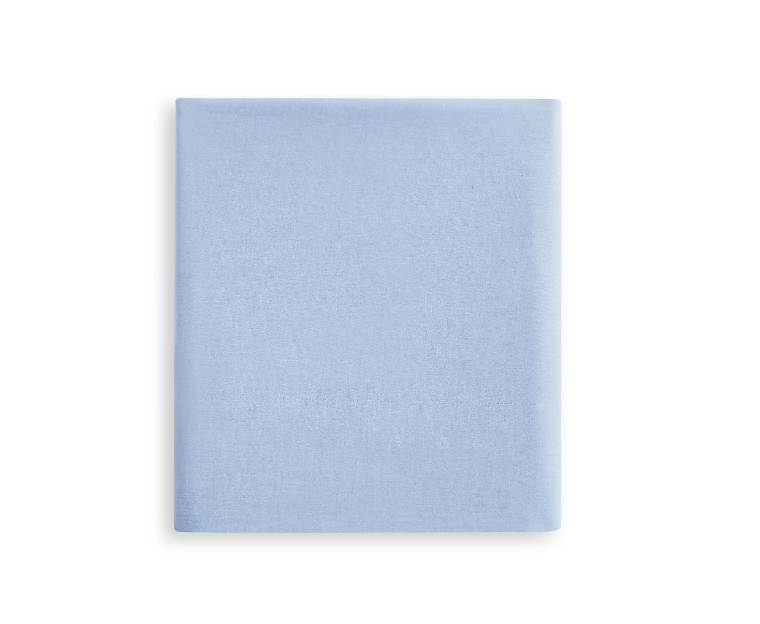 Premium 100% Cotton Percale Flat Sheet - King Size, Soft & Breathable, Sky Blue - Perfect for Luxury Bedding, Guest Rooms & Hotel Style Comfort