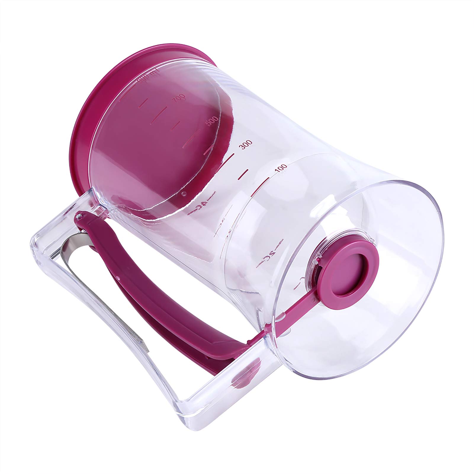 900mL Manual Batter Dispenser - Precise Measuring Cup for Cupcakes, Pancakes & Waffles - Essential Kitchen Baking Tool for Perfect Breakfast & Dessert Making