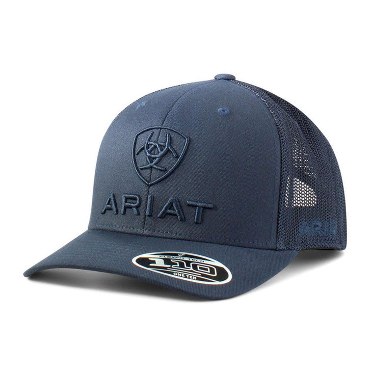 Ariat Men's Mesh Back Snapback Hat - Adjustable Baseball Cap for Outdoor Sports, Hiking & Casual Wear